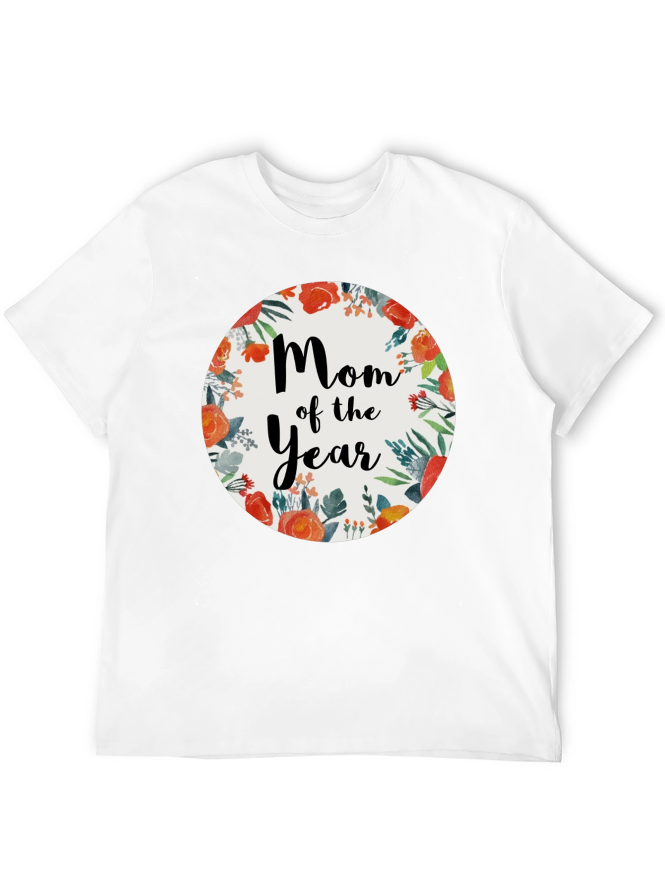 Mom of the Year Floral T-Shirt