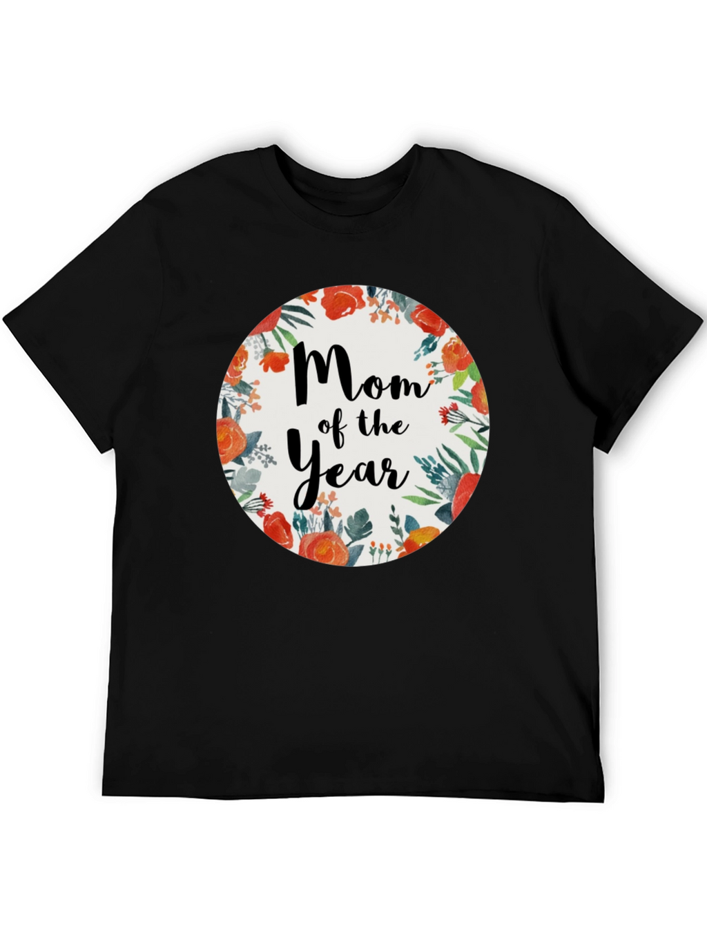 Mom of the Year Floral T-Shirt