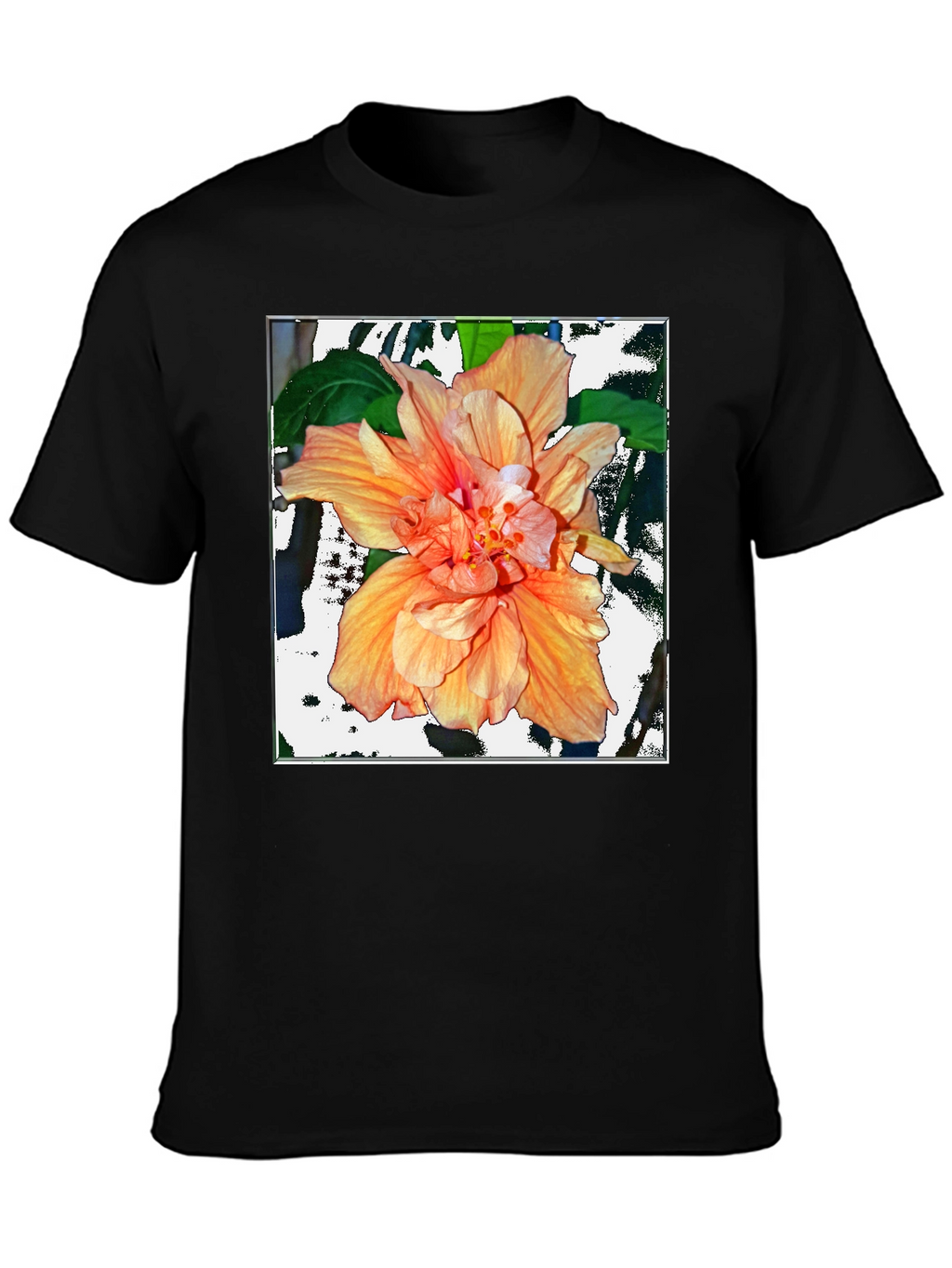 Hibiscus Flower Graphic T-Shirt