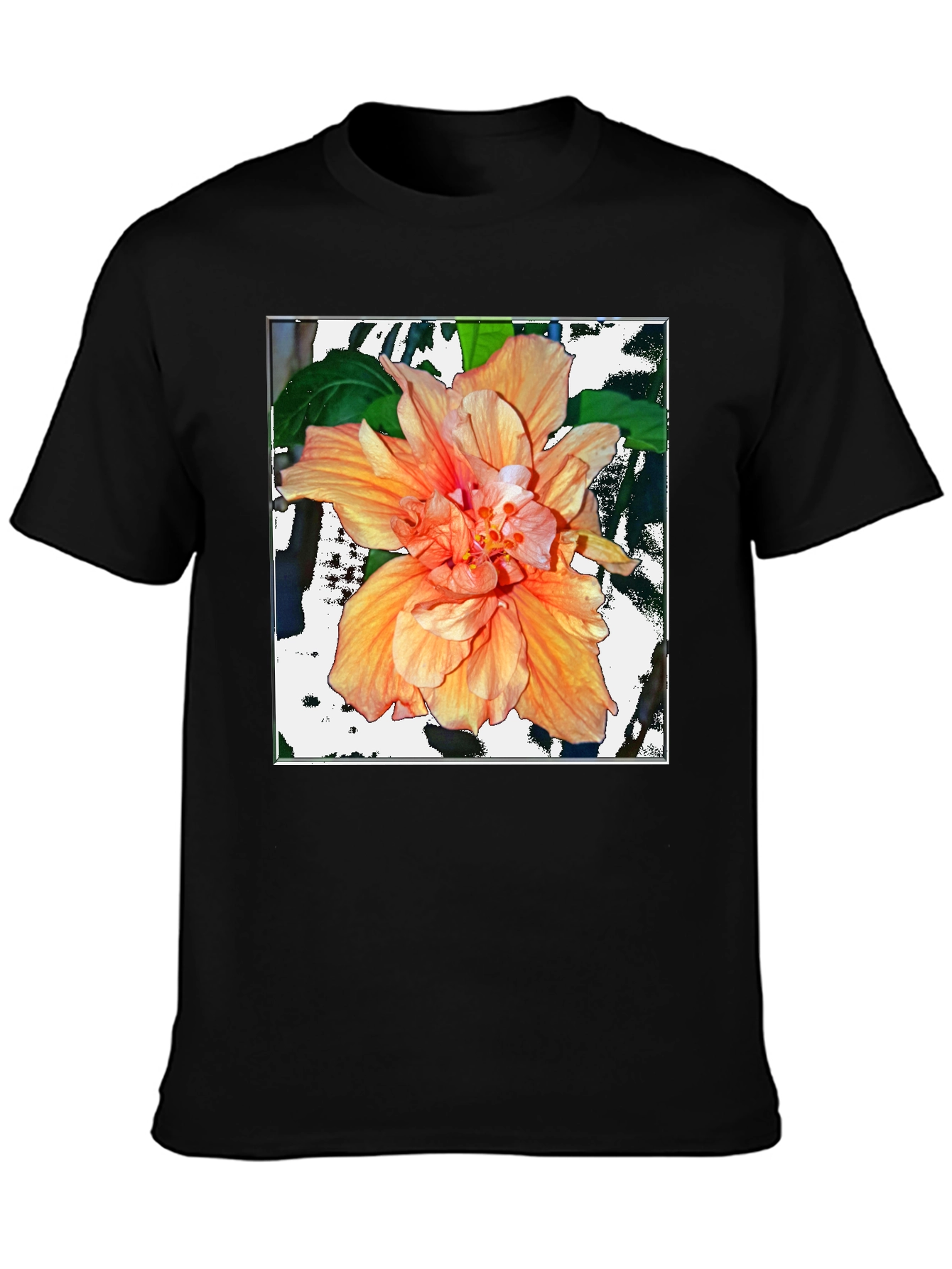 Hibiscus Flower Graphic T-Shirt