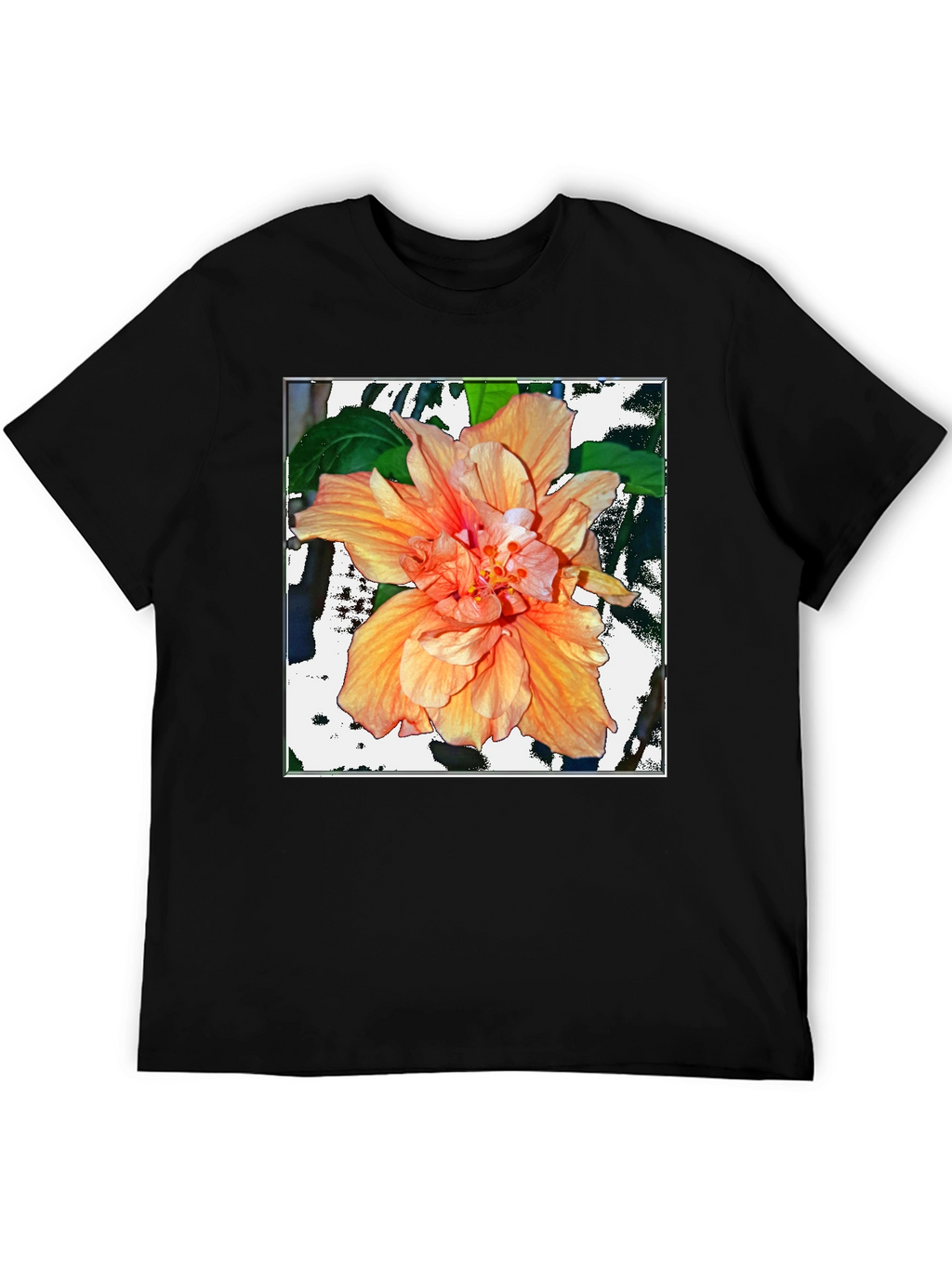 Hibiscus Flower Graphic T-Shirt