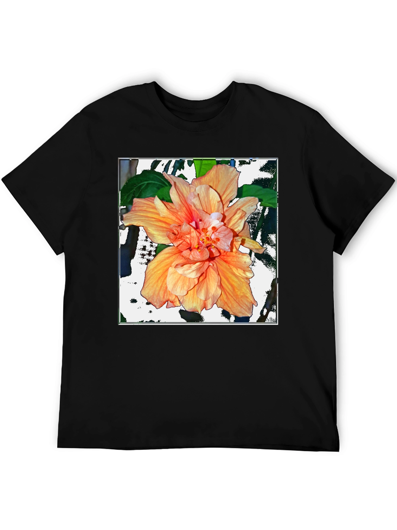 Hibiscus Flower Graphic T-Shirt