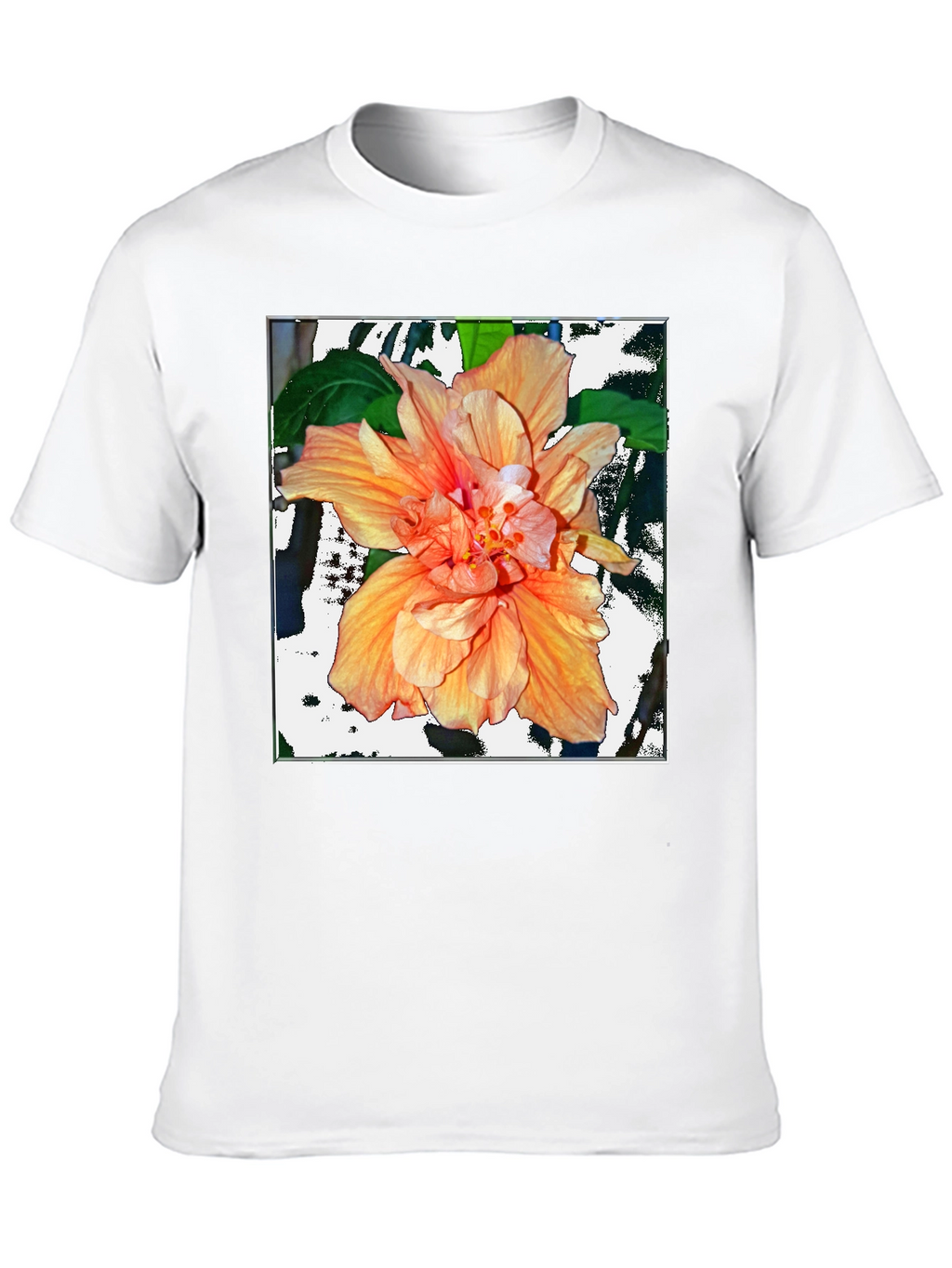 Hibiscus Flower Graphic T-Shirt