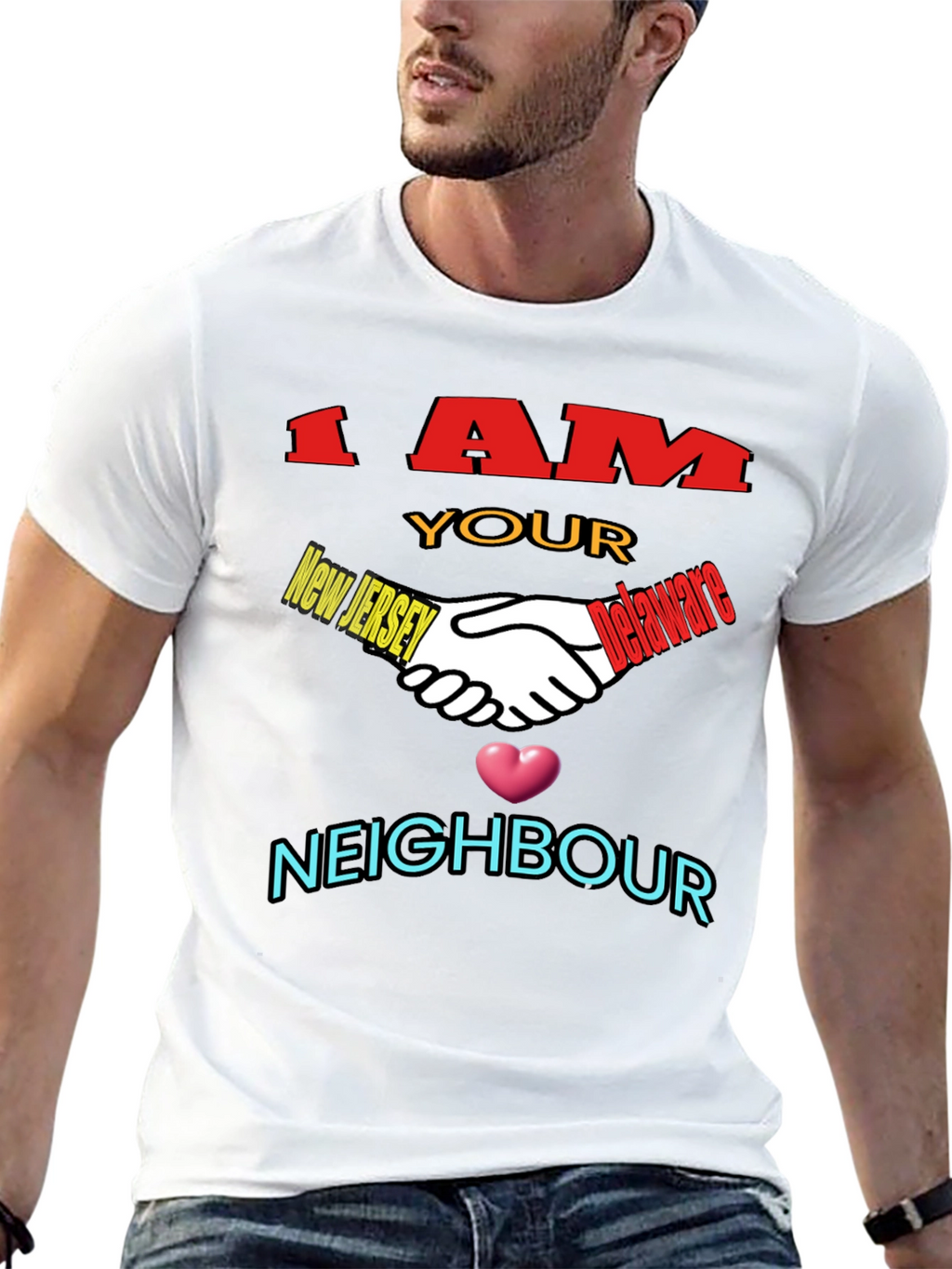 New Jersey Delaware Neighbor T-Shirt