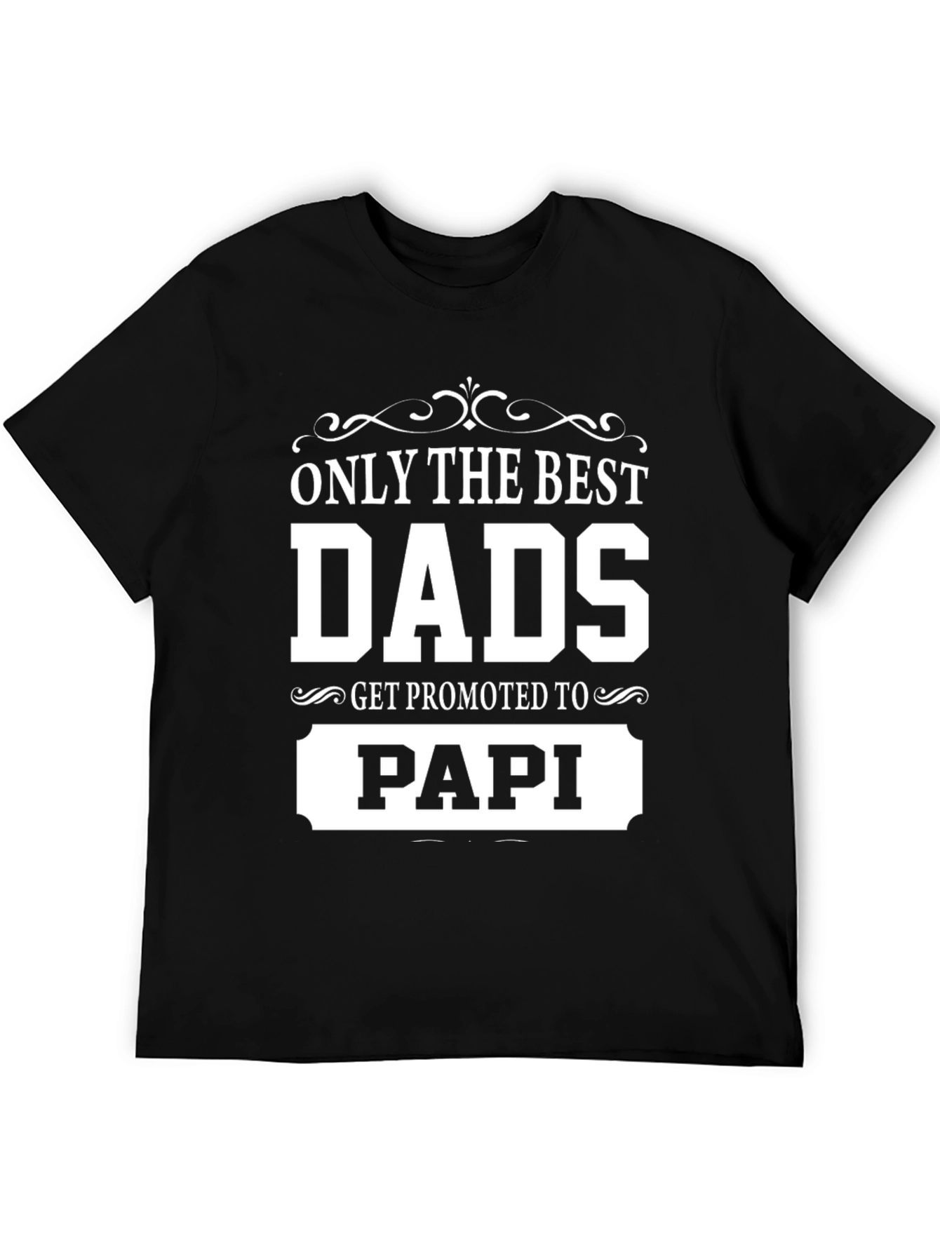 Best Dads Get Promoted to Papi T-Shirt - Fathers Day Gift