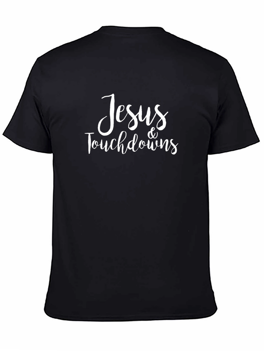 Jesus & Touchdowns Black Graphic Tee