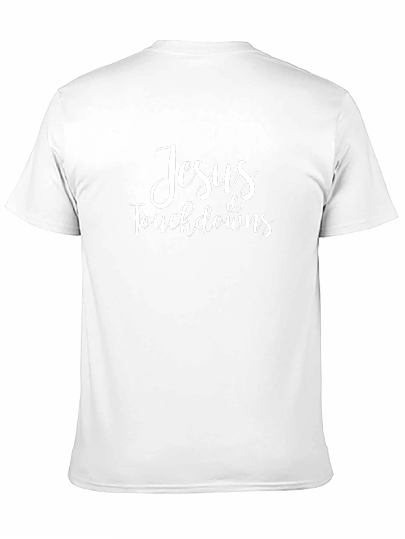 Jesus & Touchdowns Black Graphic Tee