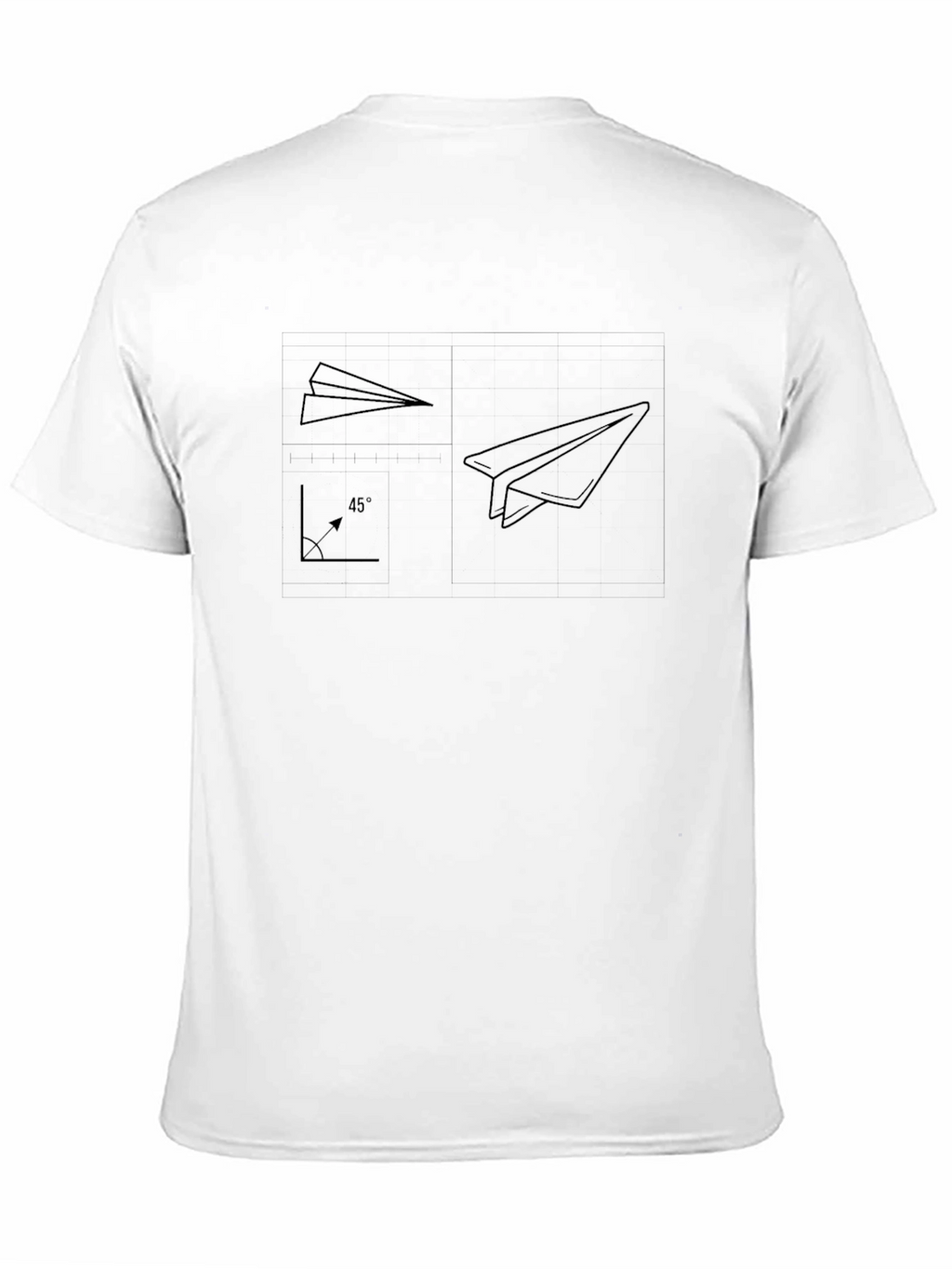 Paper Airplane Guide Black T-Shirt
