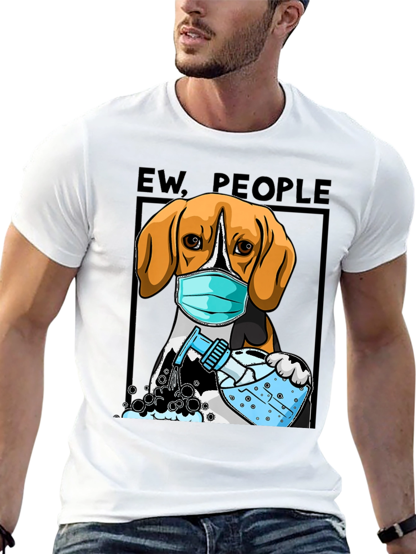 Ew People Beagle Mask T-Shirt