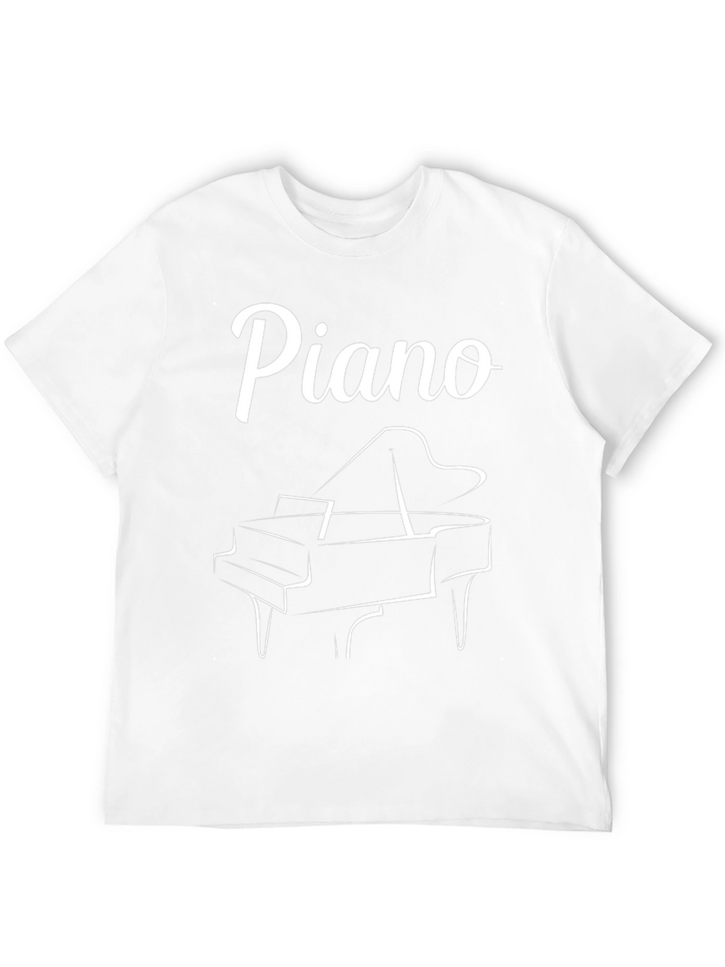 Piano Graphic Tee - Musician Gift