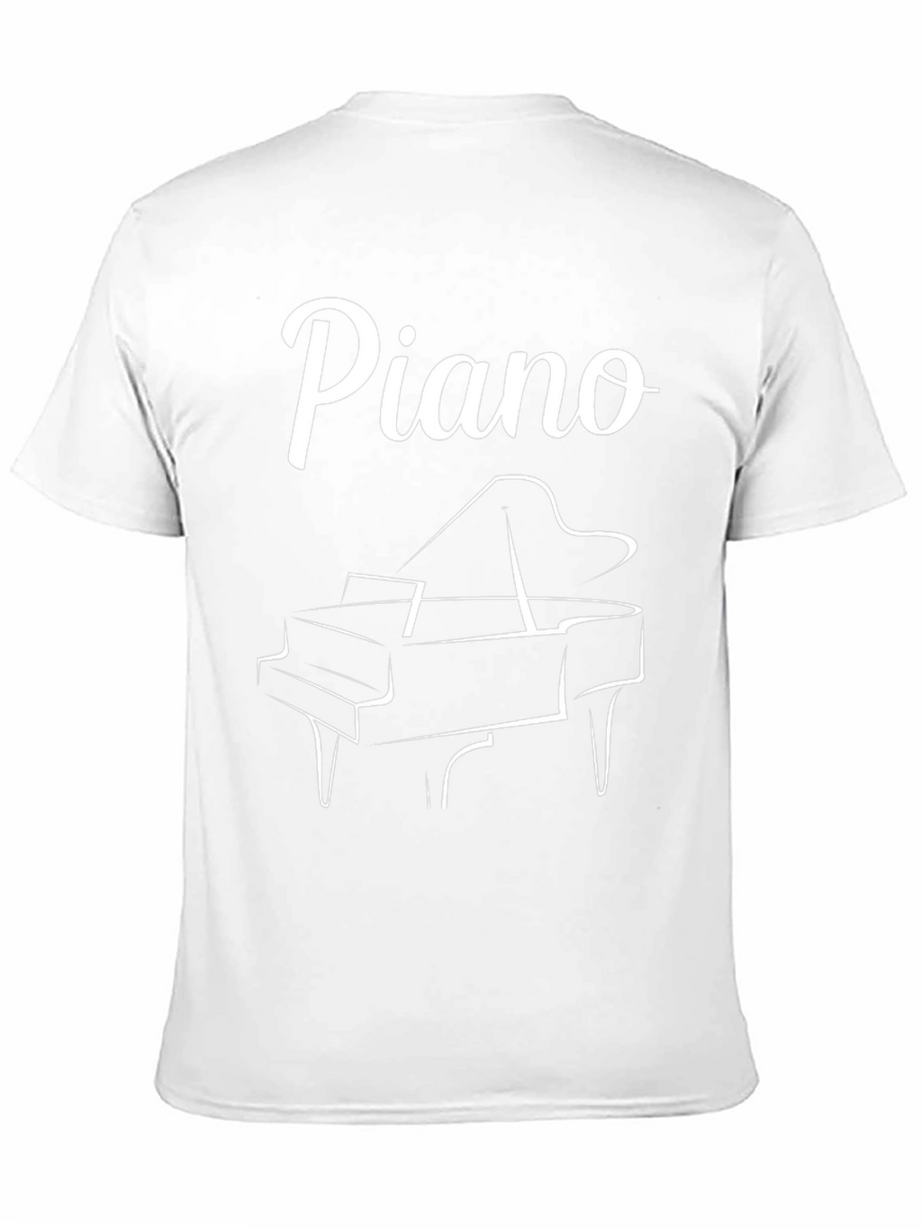 Piano Graphic Tee - Musician Gift
