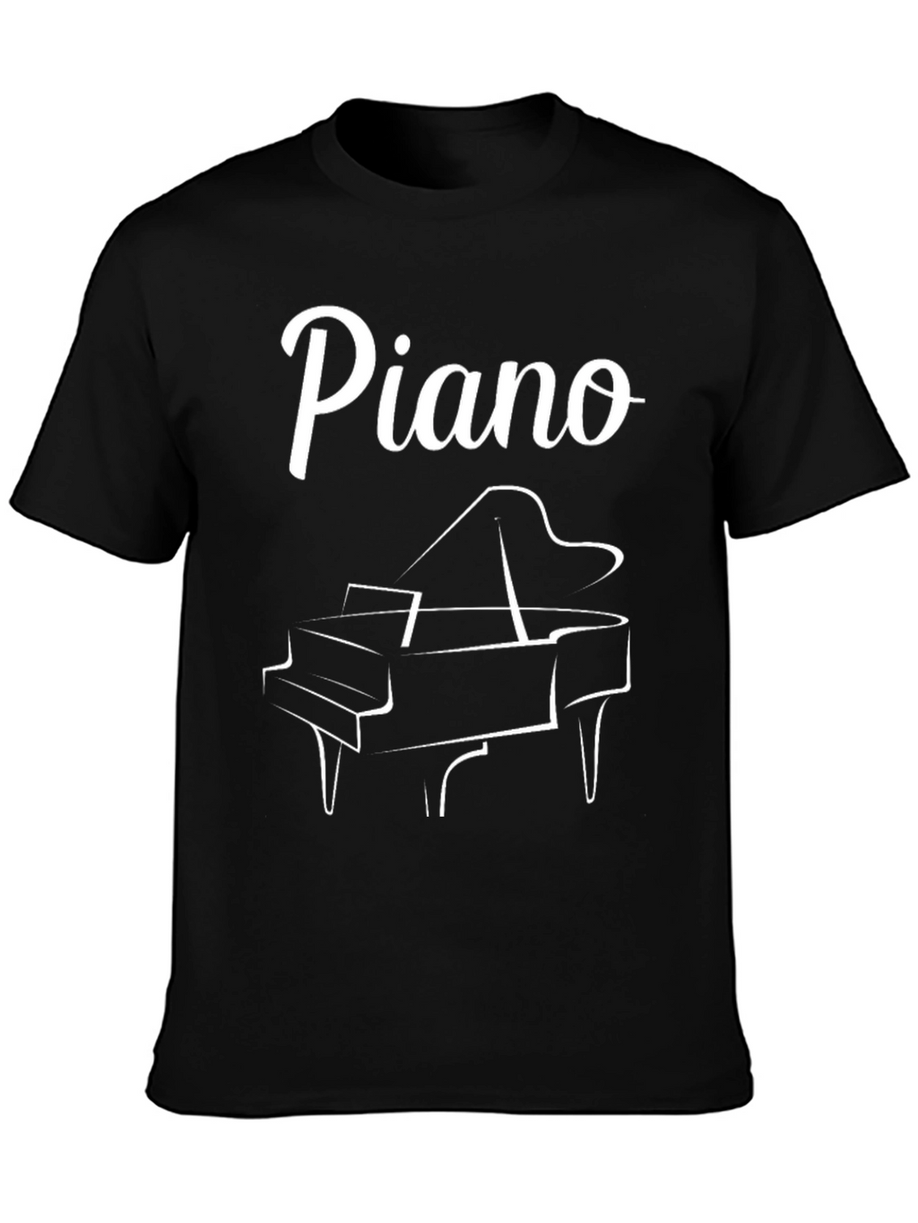 Piano Graphic Tee - Musician Gift