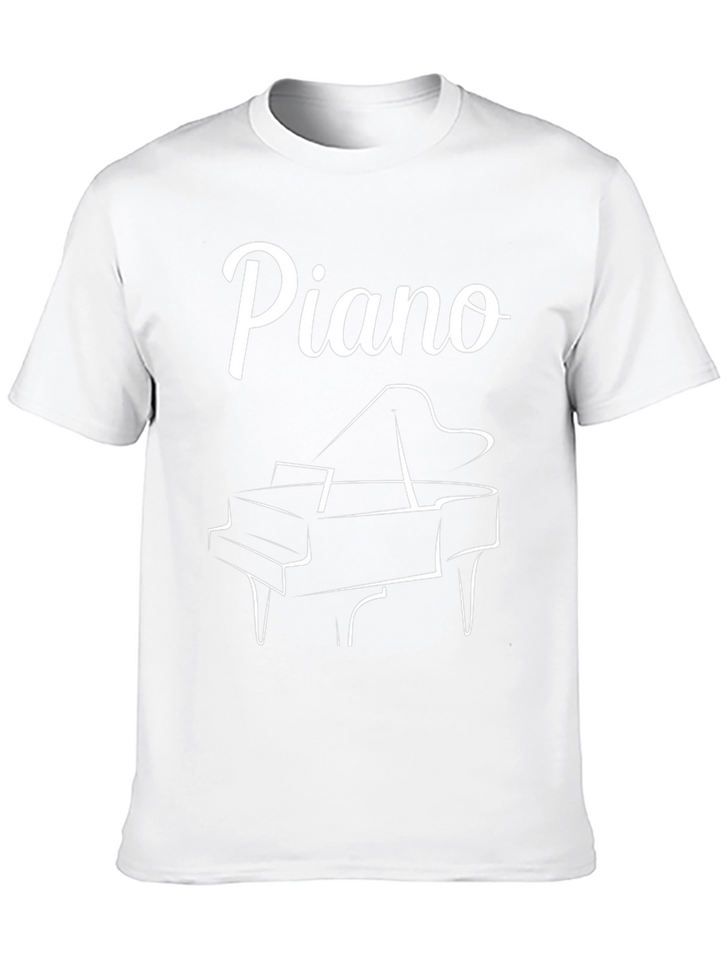 Piano Graphic Tee - Musician Gift