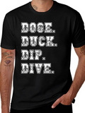 Volleyball Graphic T-Shirt - Dodge Duck Dip Dive
