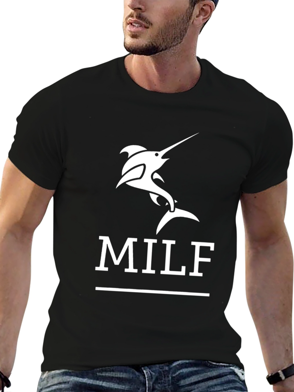 Marlin MILF T-Shirt - Funny Fishing Tee
