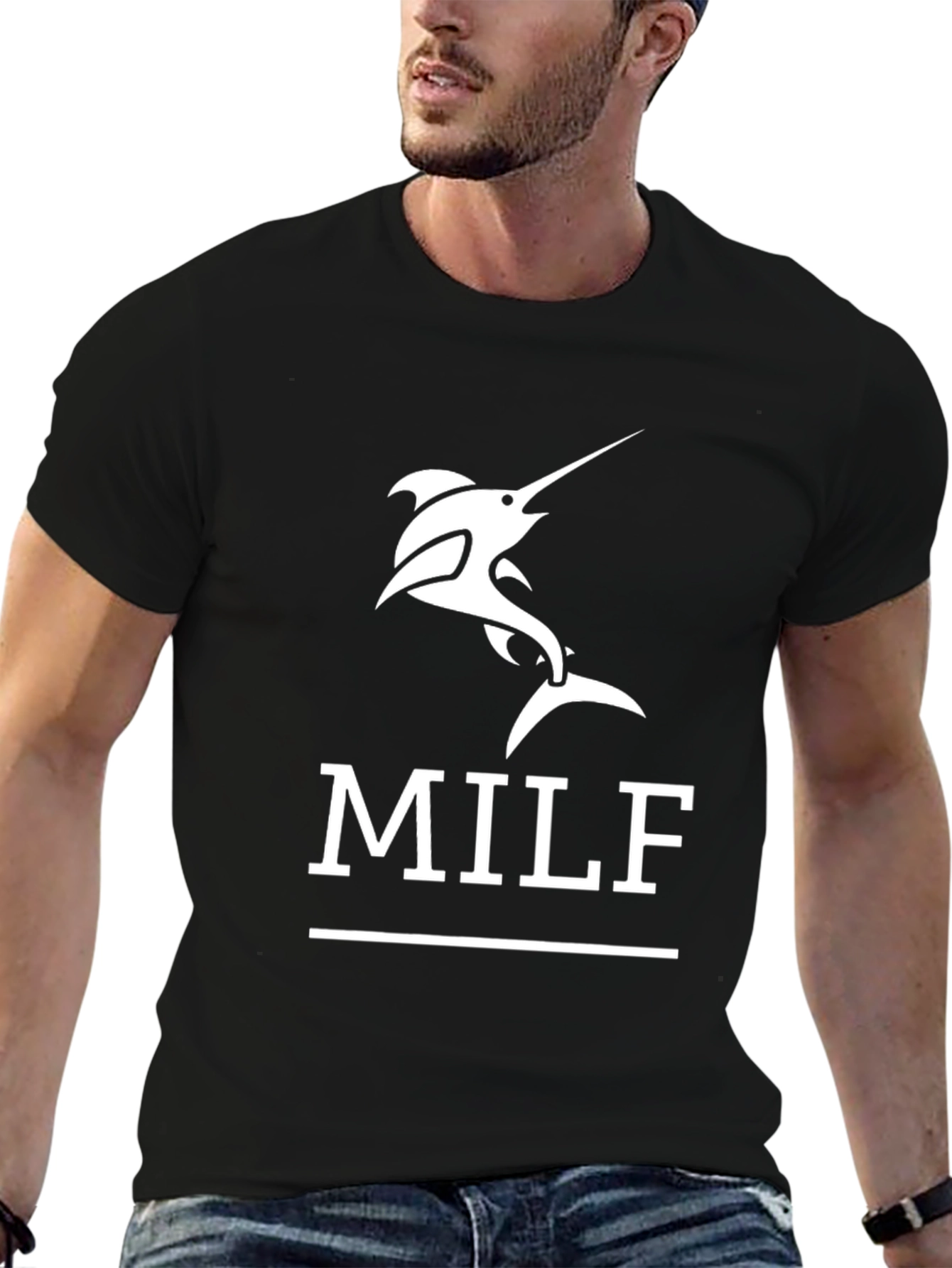 Marlin MILF T-Shirt - Funny Fishing Tee