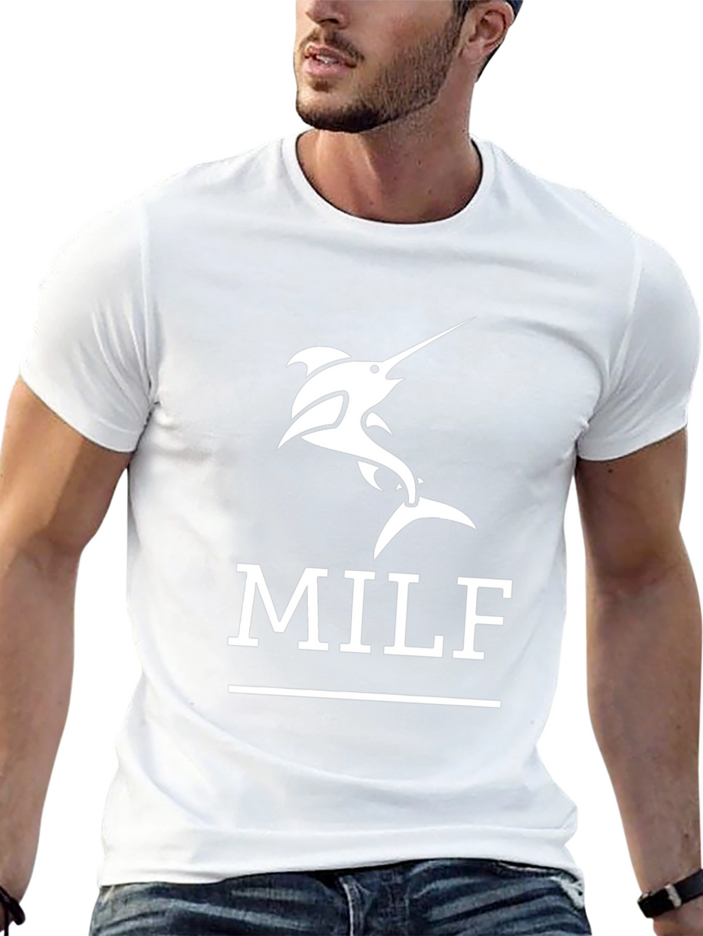 Marlin MILF T-Shirt - Funny Fishing Tee