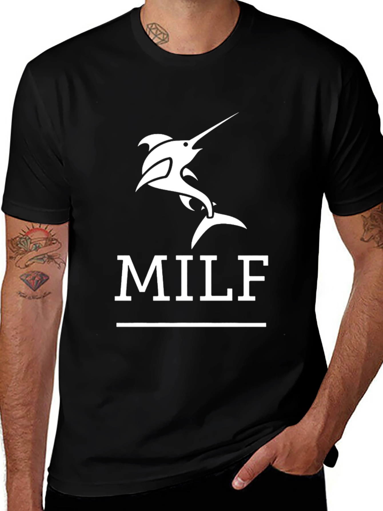 Marlin MILF T-Shirt - Funny Fishing Tee