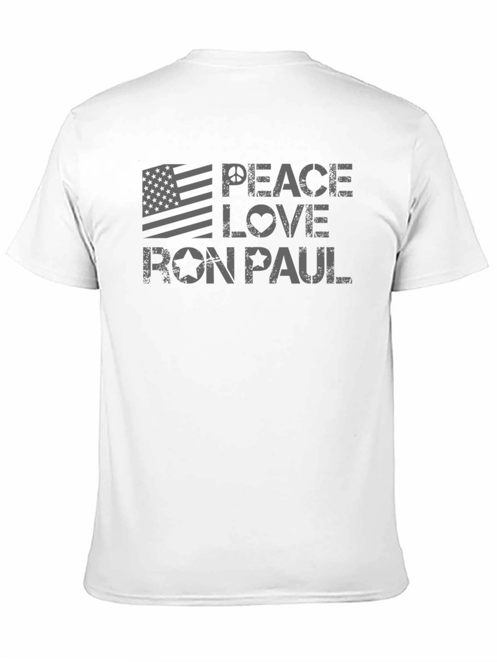 Peace Love Ron Paul Black T-Shirt