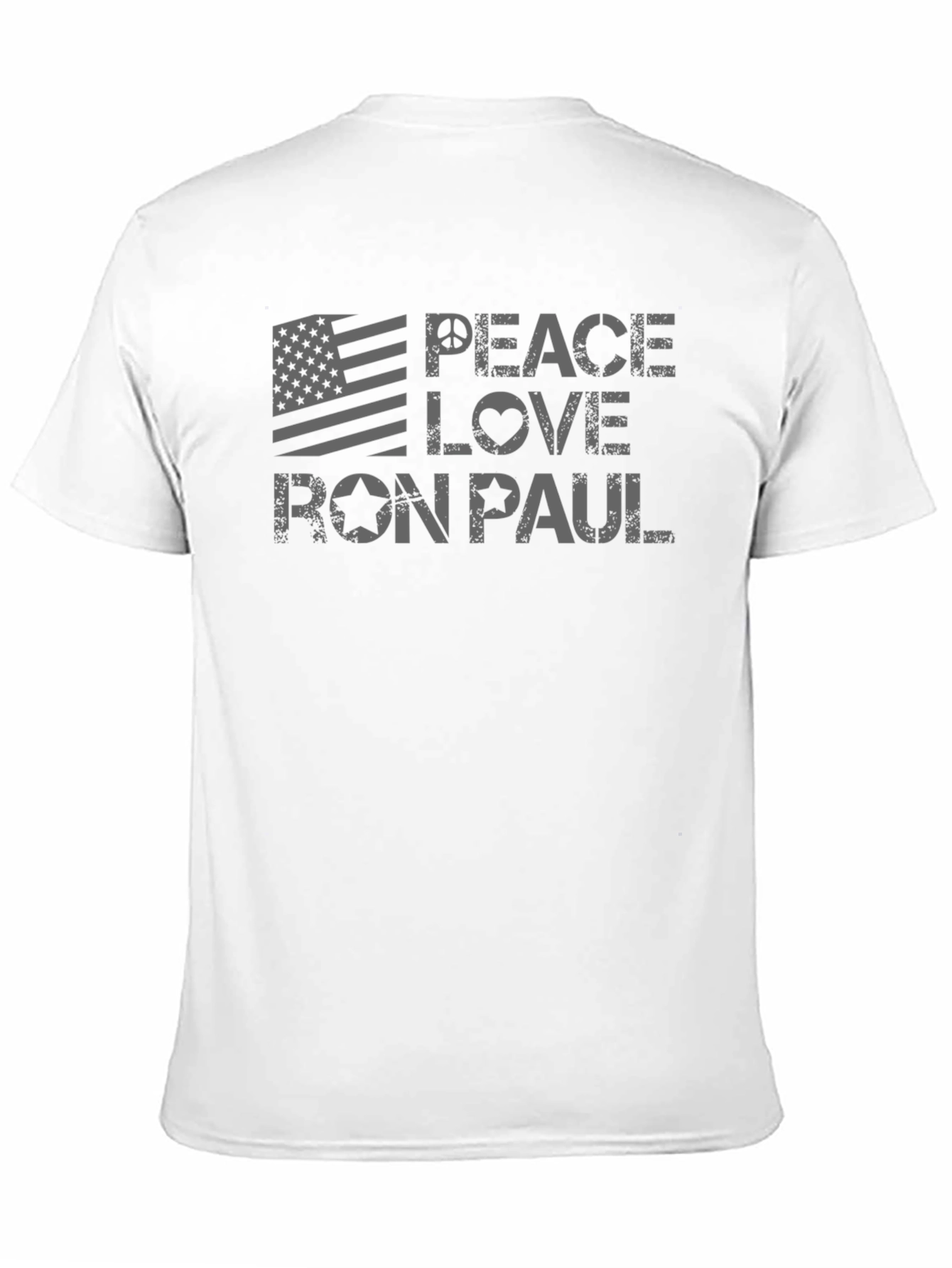 Peace Love Ron Paul Black T-Shirt