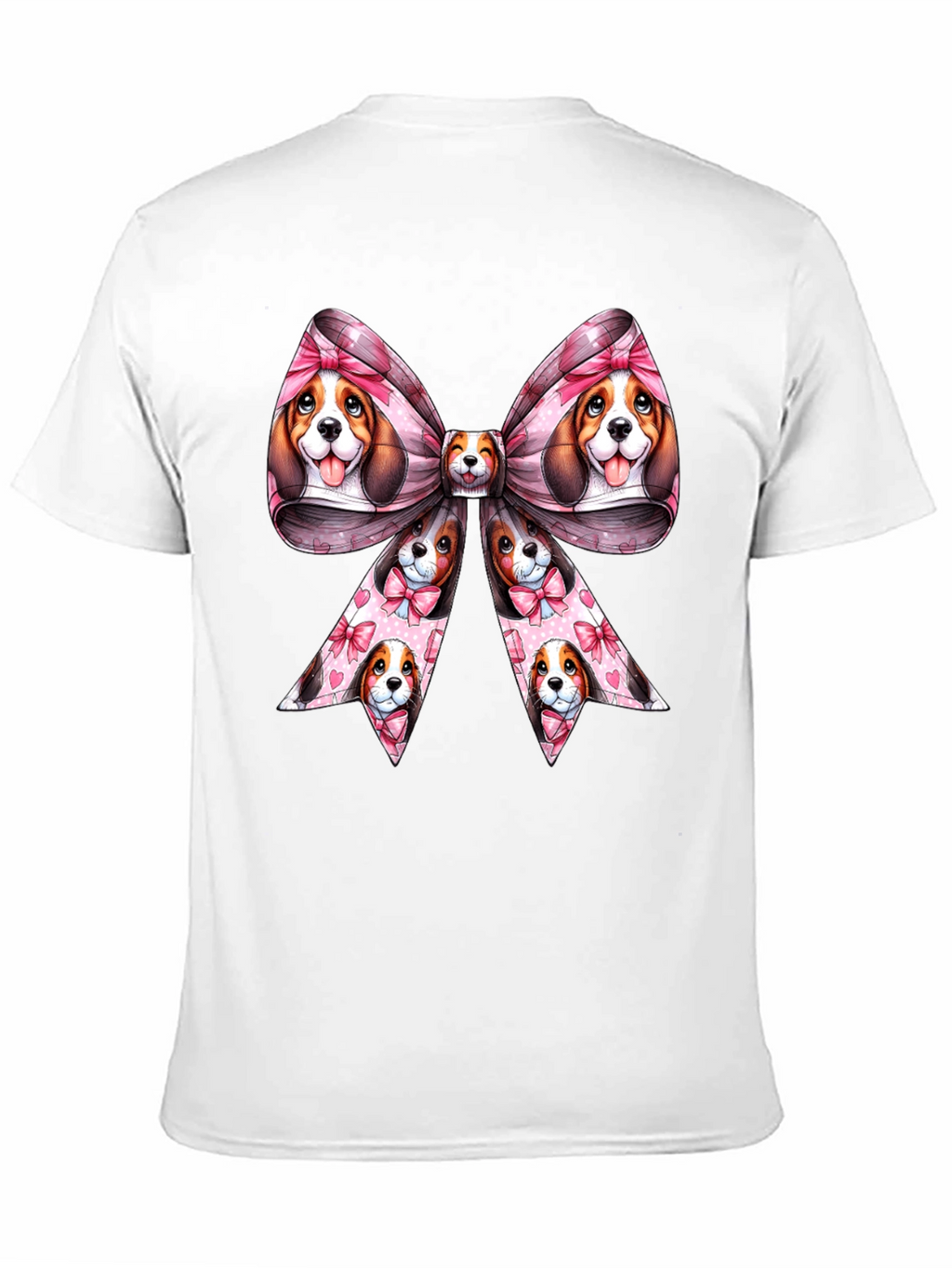 Dog Bow Graphic Tee - Cute & Stylish