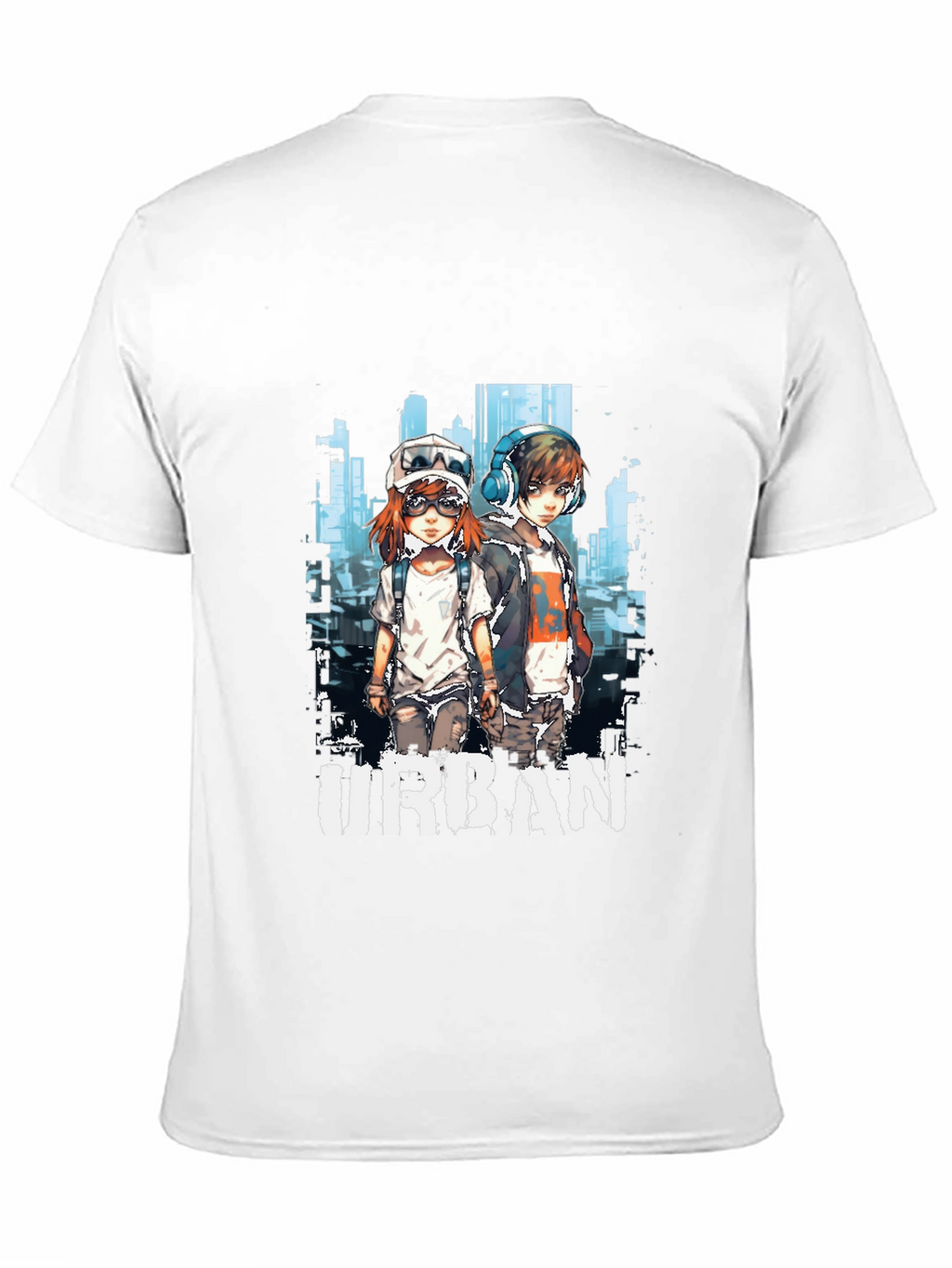 Urban Anime Graphic T-Shirt
