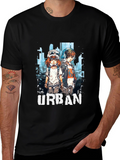 Urban Anime Graphic T-Shirt