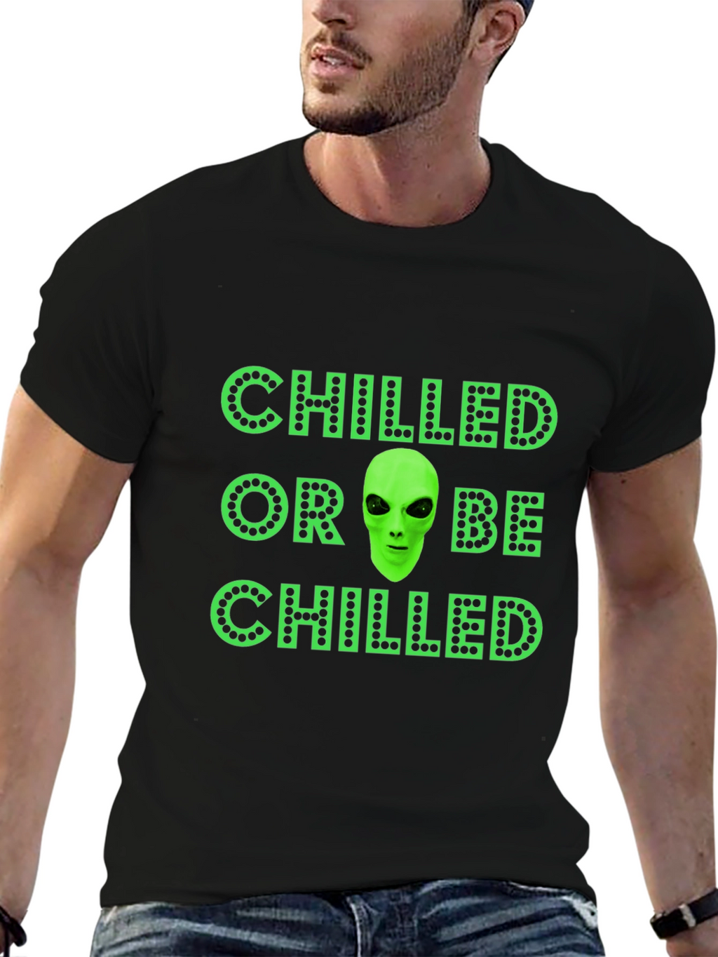 Chilled Alien Graphic T-Shirt