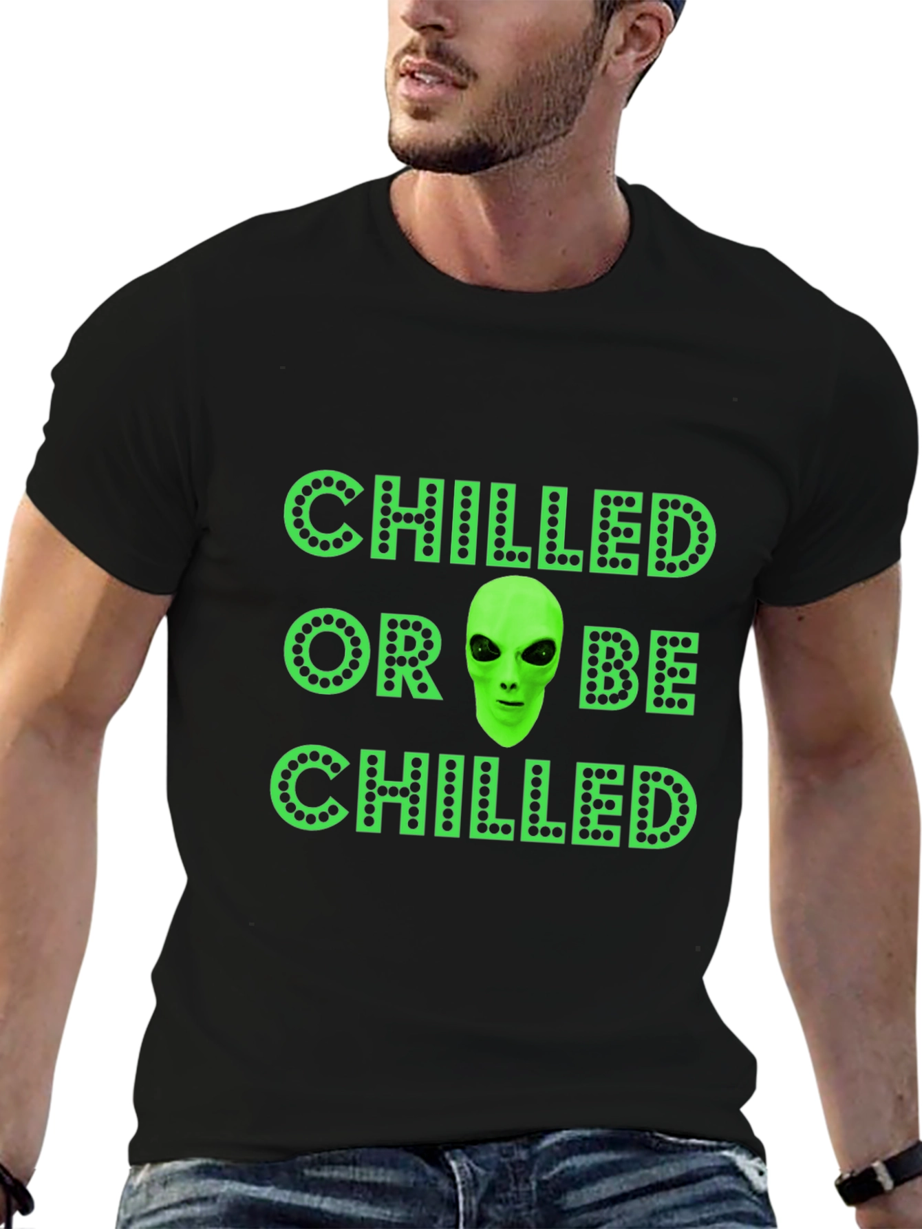 Chilled Alien Graphic T-Shirt