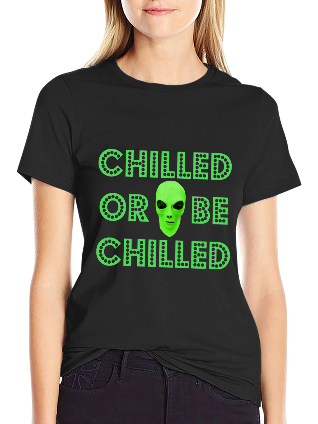 Chilled Alien Graphic T-Shirt