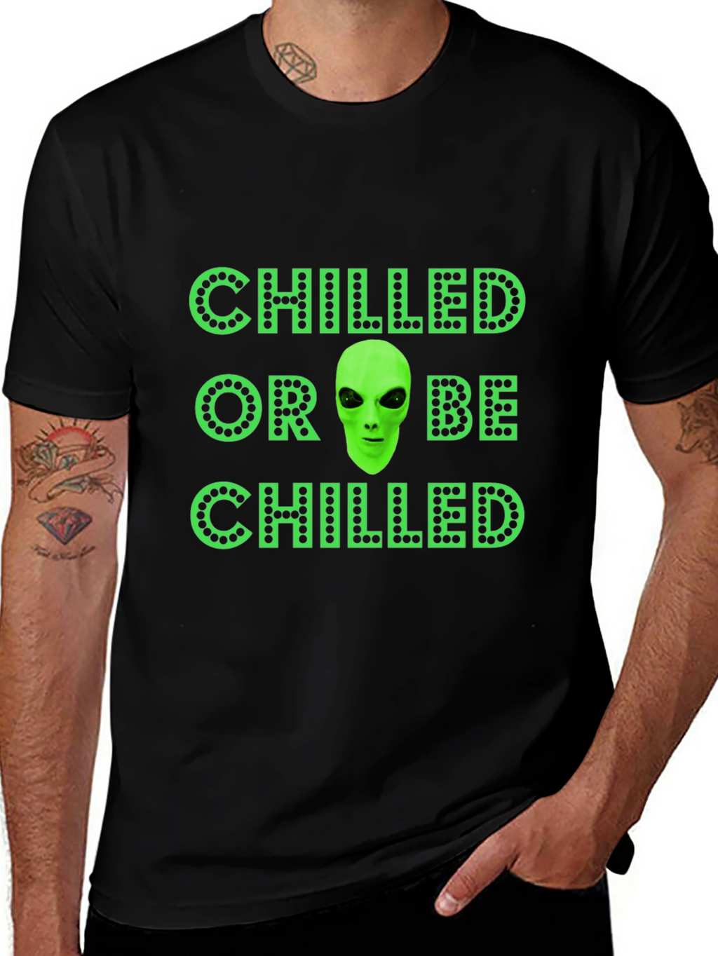 Chilled Alien Graphic T-Shirt