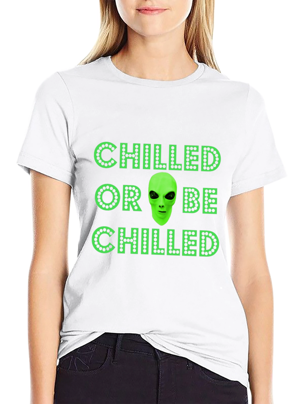 Chilled Alien Graphic T-Shirt