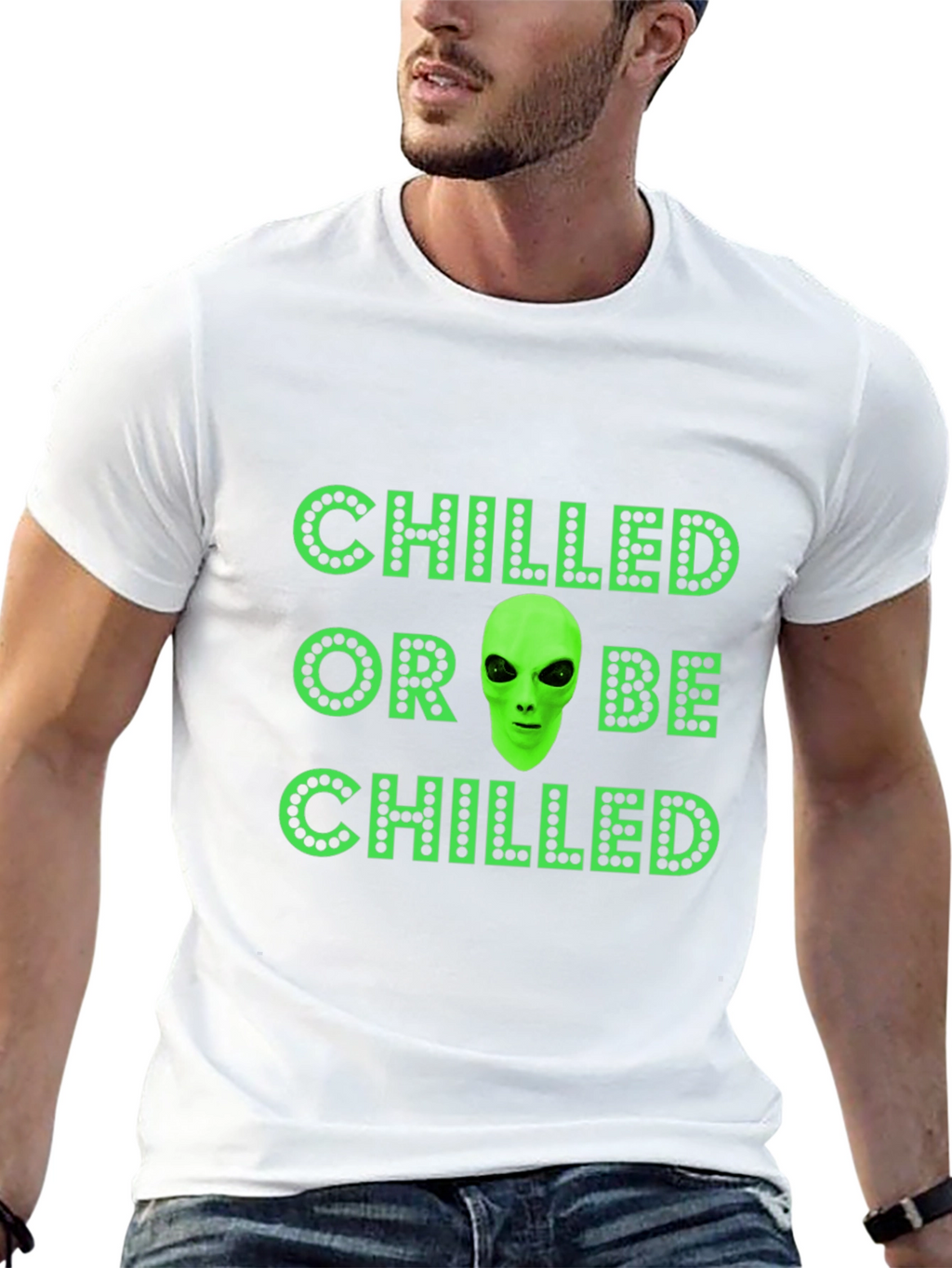 Chilled Alien Graphic T-Shirt
