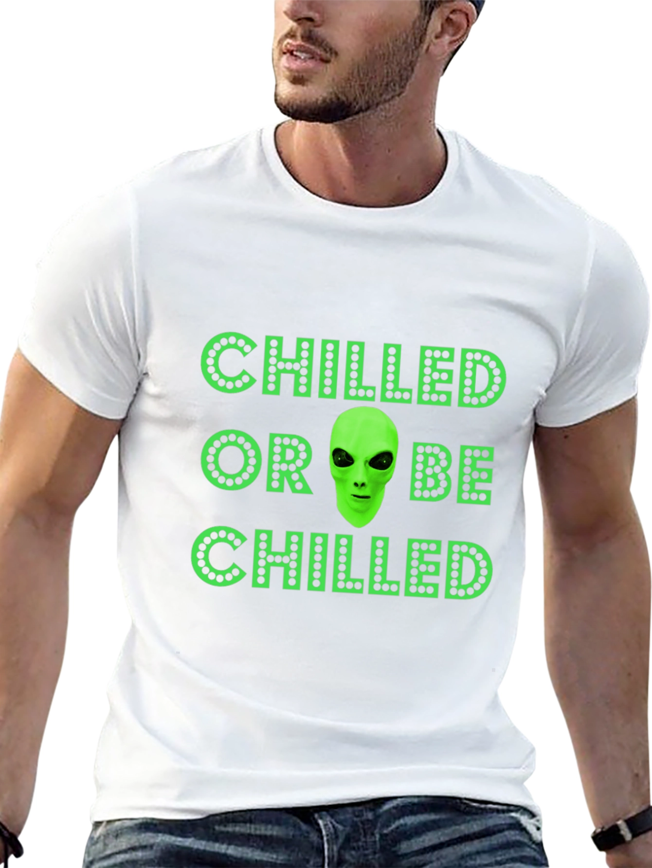Chilled Alien Graphic T-Shirt