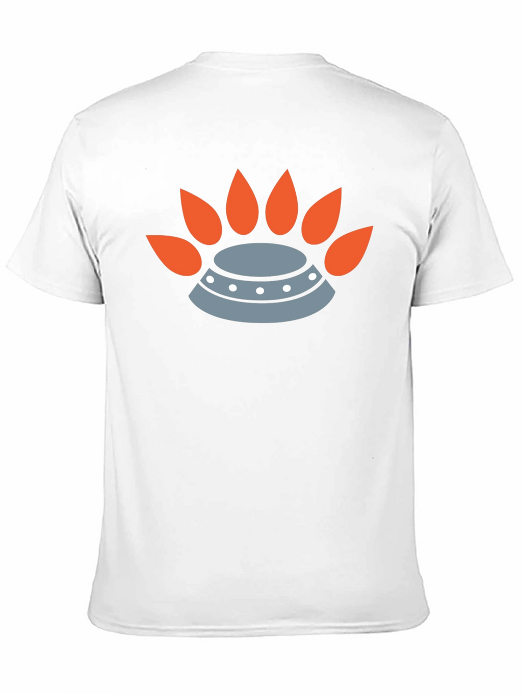 Modern Graphic Tee - UFO & Flame Design