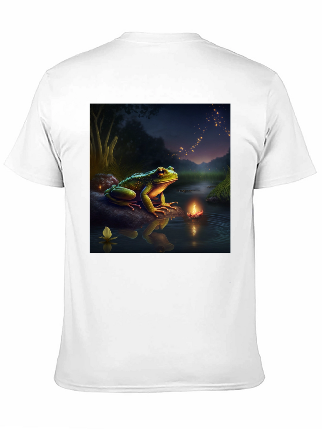 Frog & Firefly T-Shirt - Fantasy Design