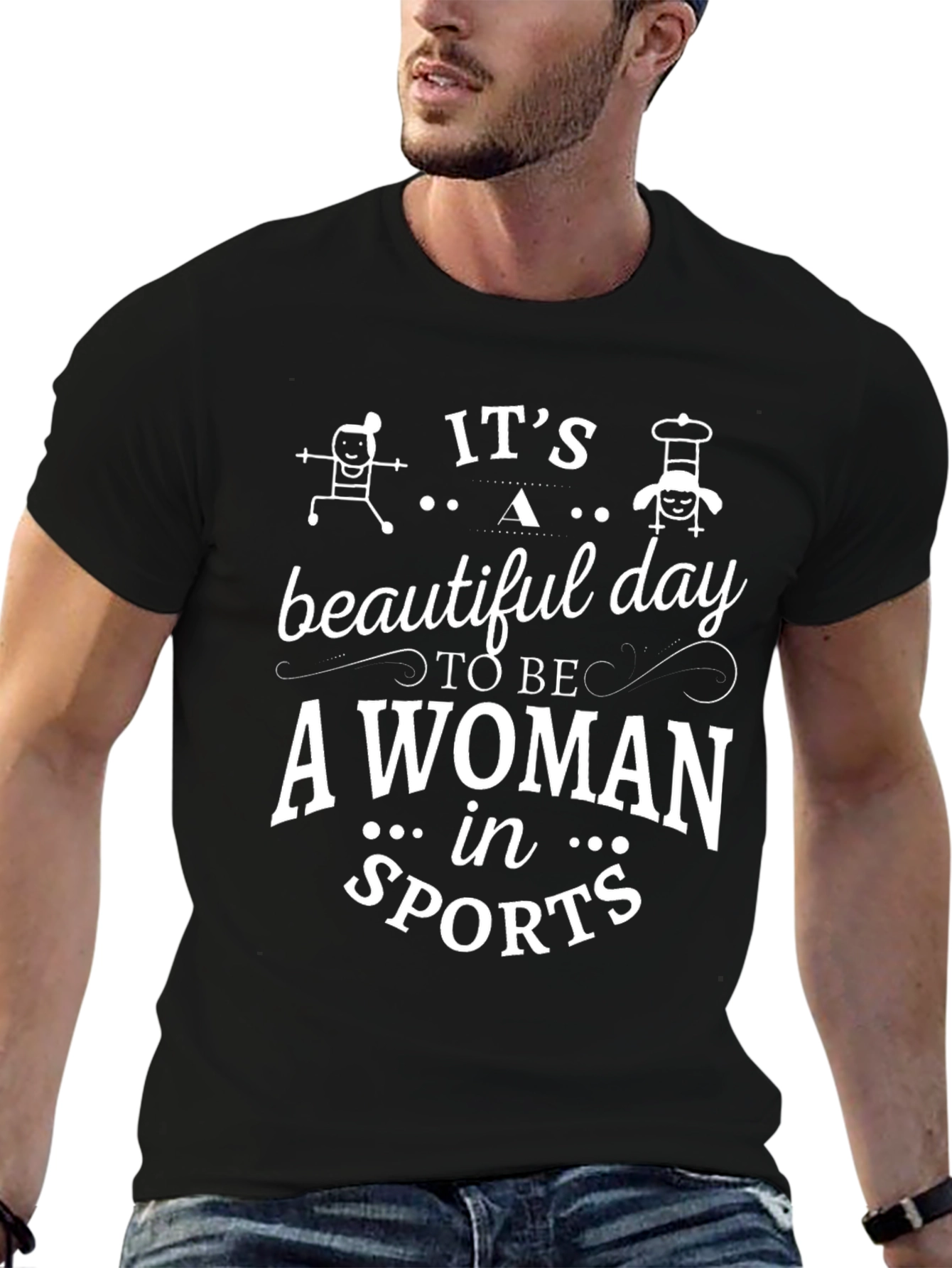 Its a Beautiful Day for Women in Sports Graphic Tee