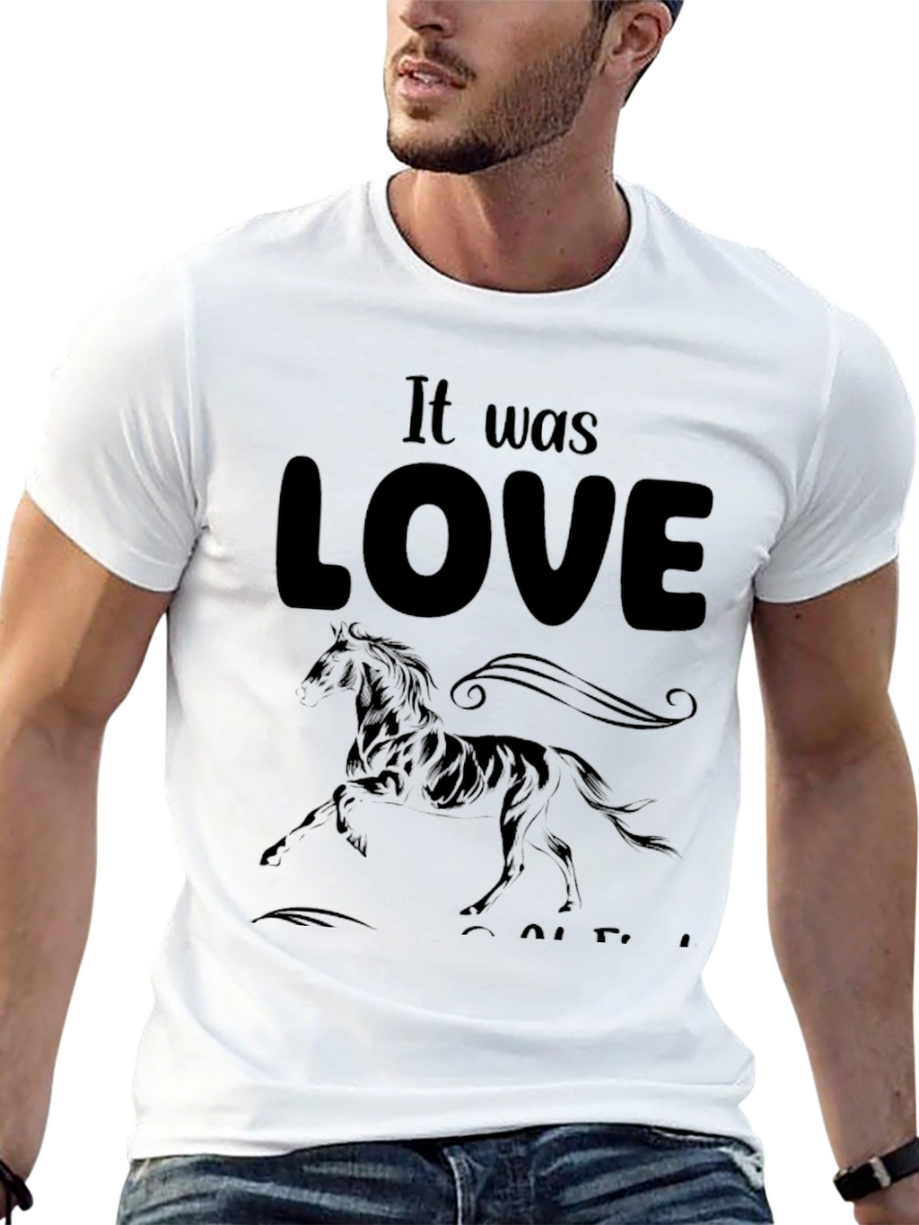 It Was Love At First Ride Horse T-Shirt