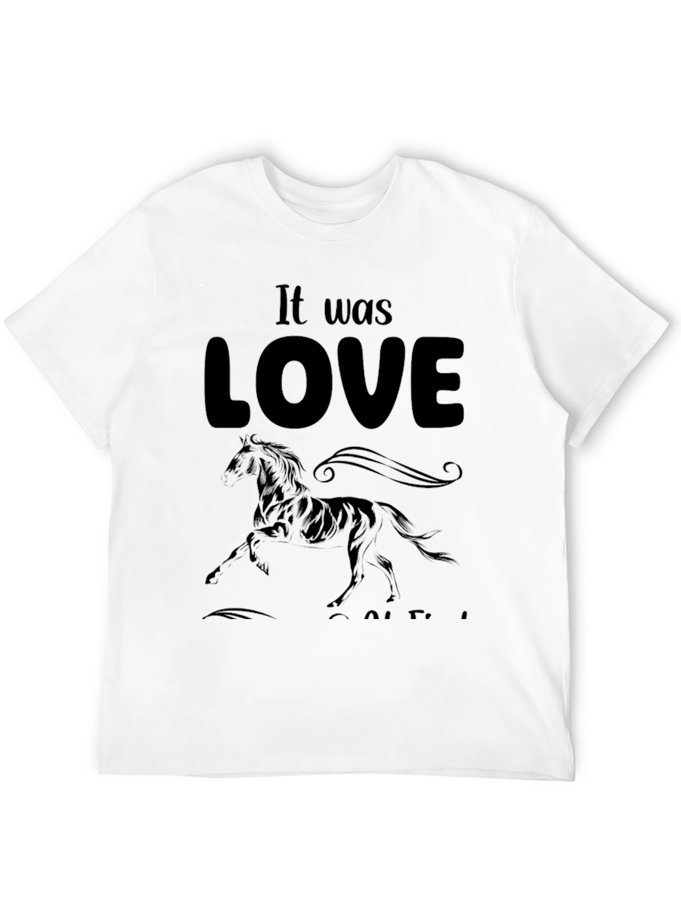 It Was Love At First Ride Horse T-Shirt