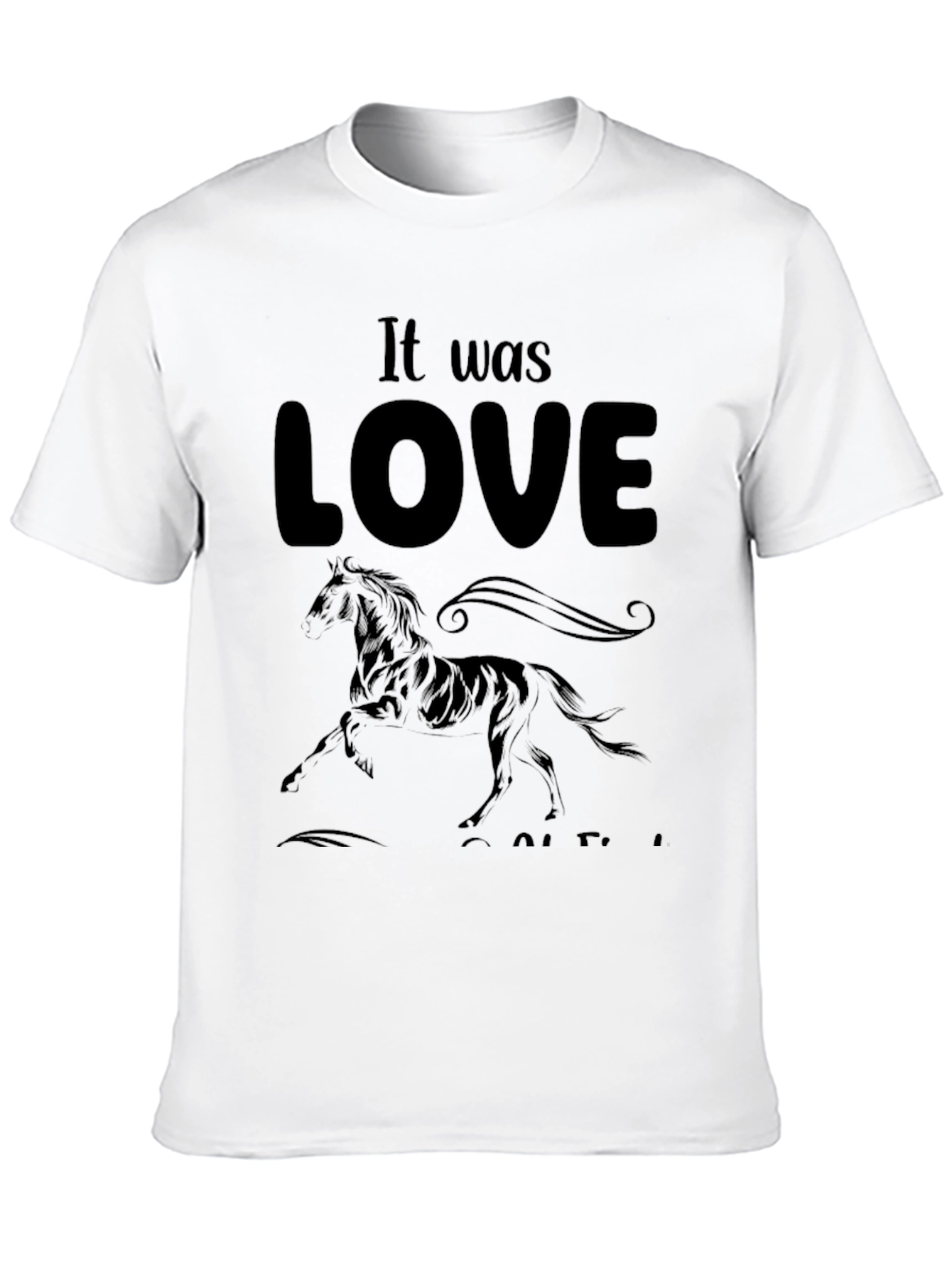 It Was Love At First Ride Horse T-Shirt