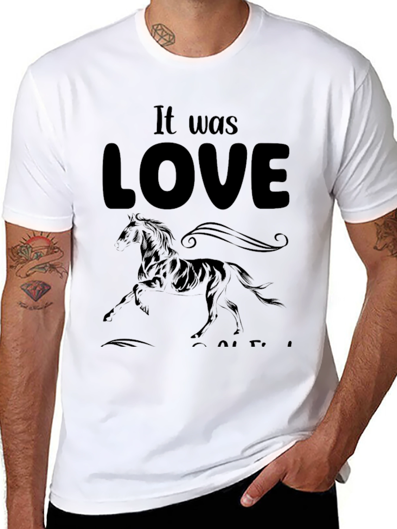 It Was Love At First Ride Horse T-Shirt