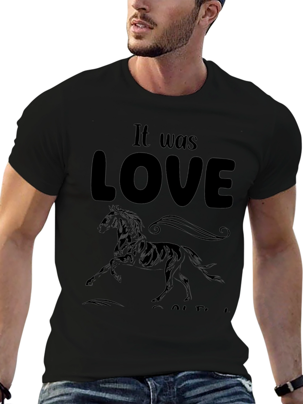 It Was Love At First Ride Horse T-Shirt