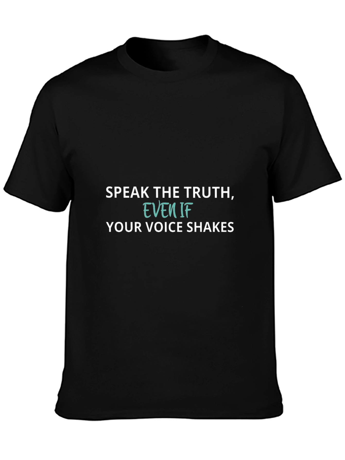 Truthful Statement Black Graphic Tee
