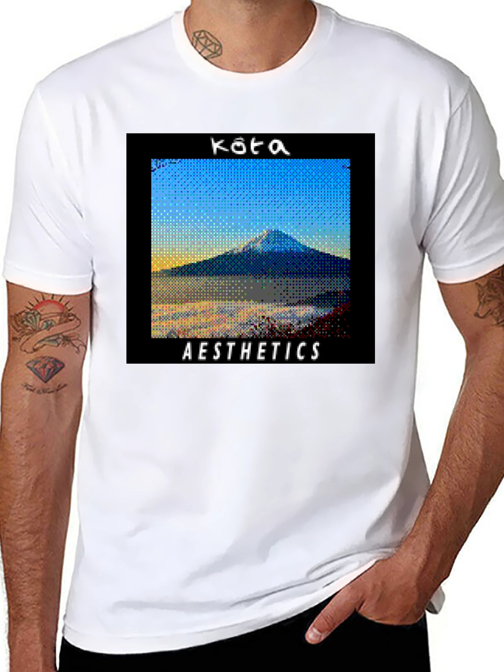 Kota Aesthetics T-Shirt - Black Graphic Tee