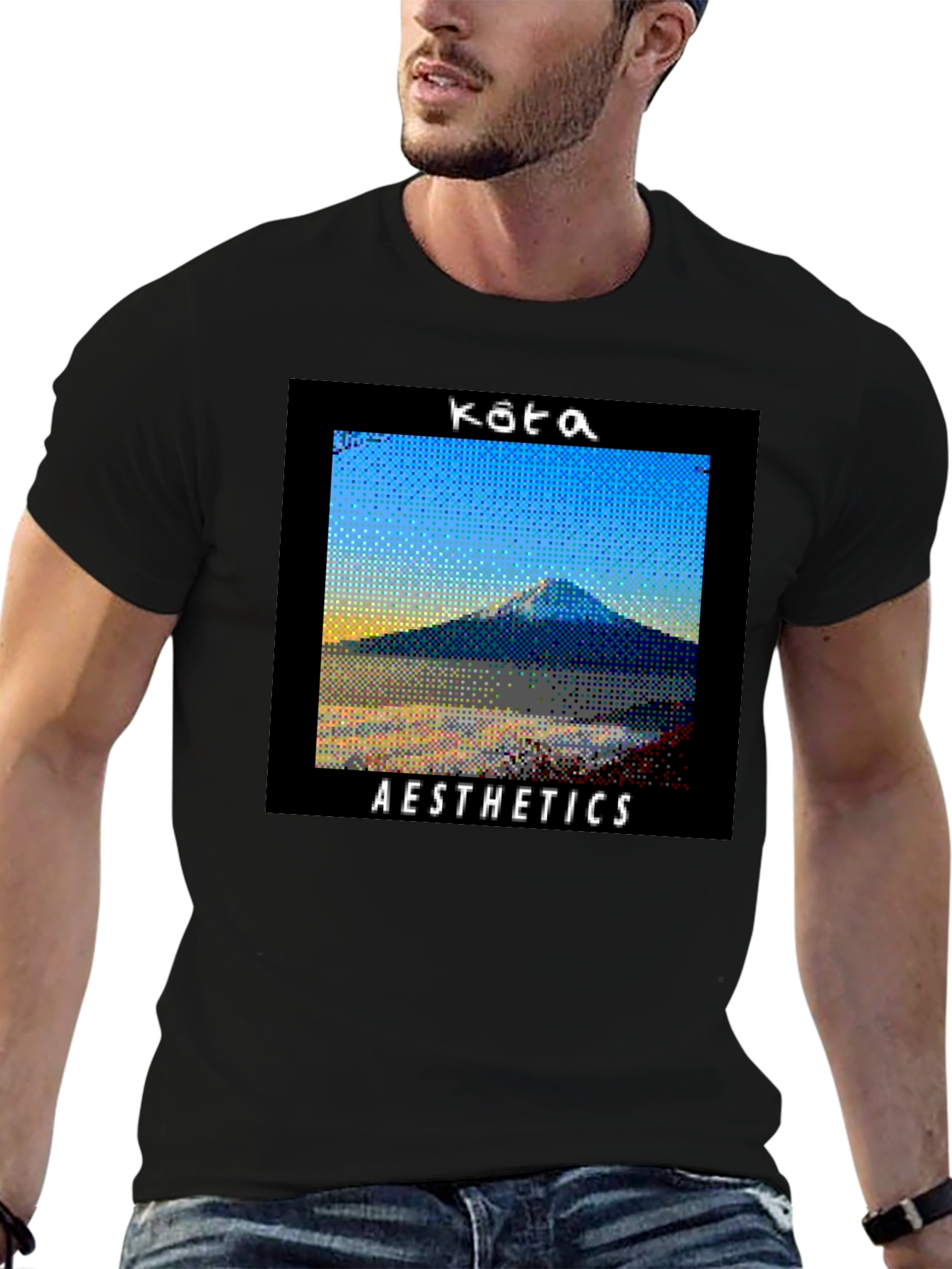 Kota Aesthetics T-Shirt - Black Graphic Tee