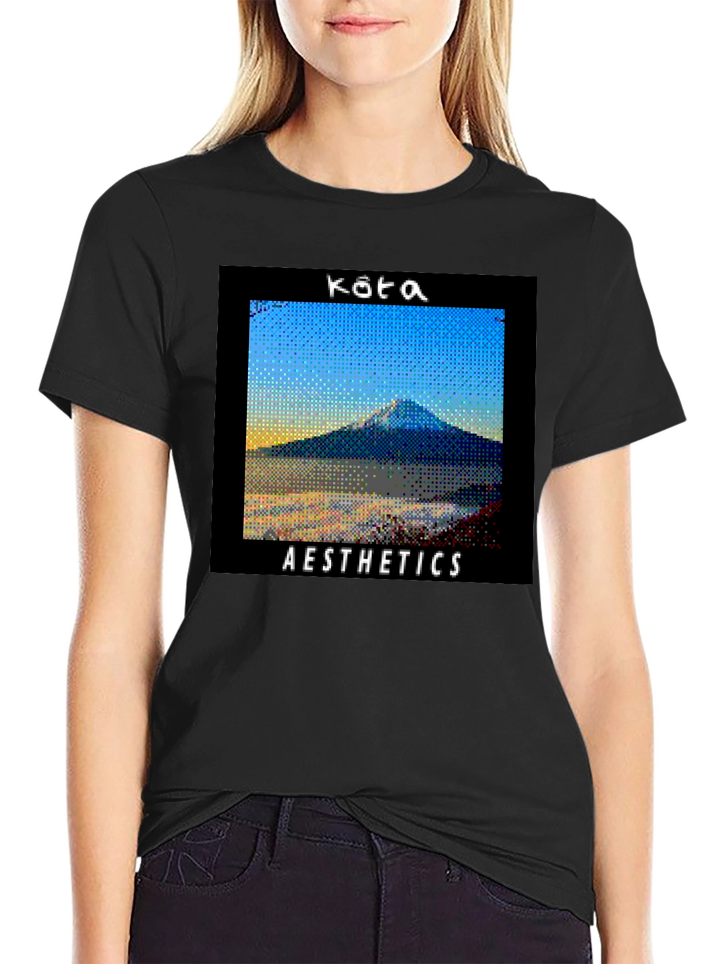 Kota Aesthetics T-Shirt - Black Graphic Tee