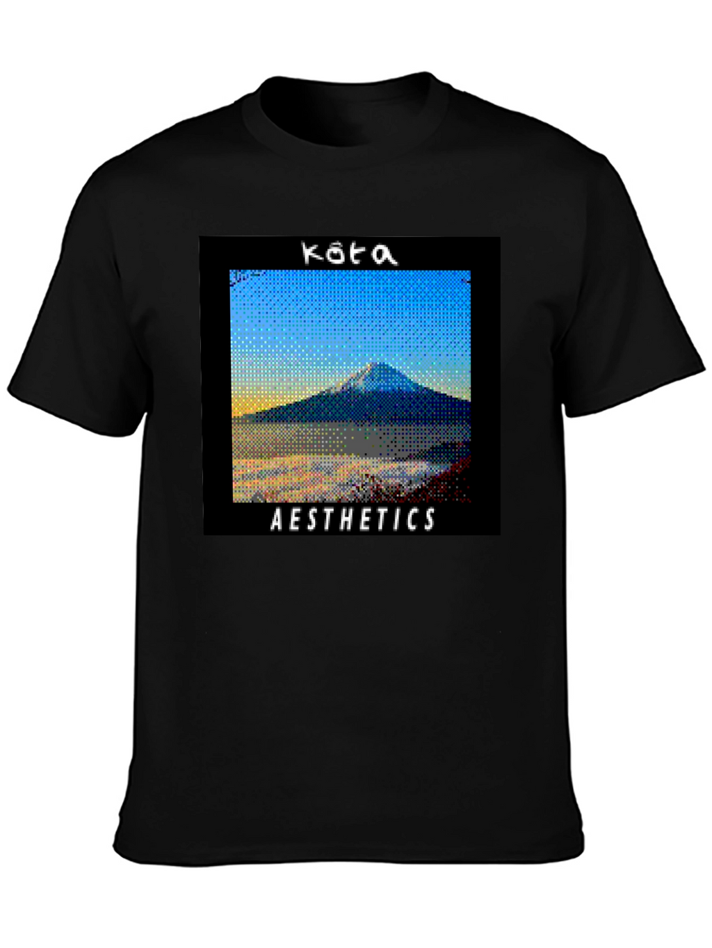 Kota Aesthetics T-Shirt - Black Graphic Tee