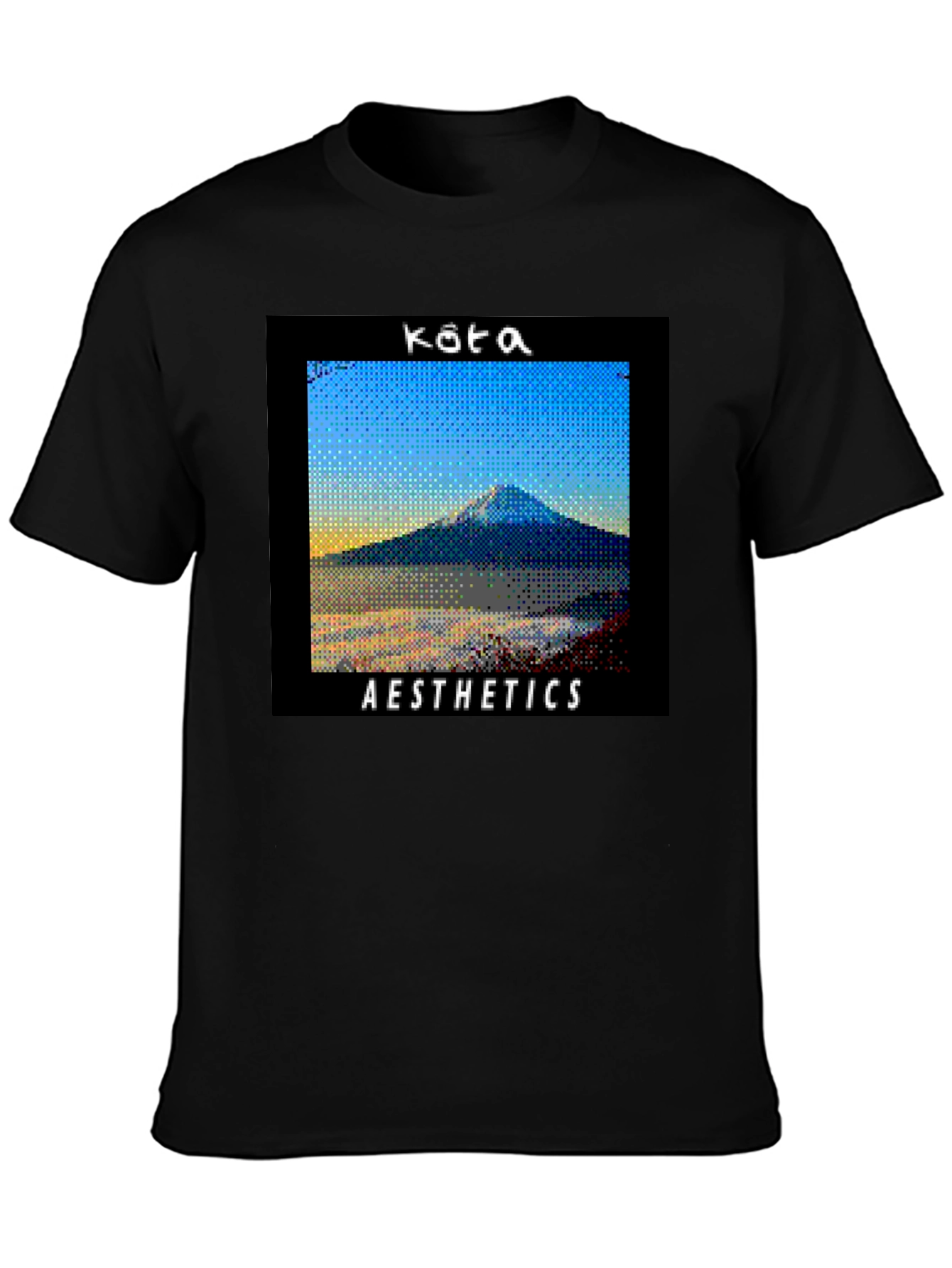 Kota Aesthetics T-Shirt - Black Graphic Tee