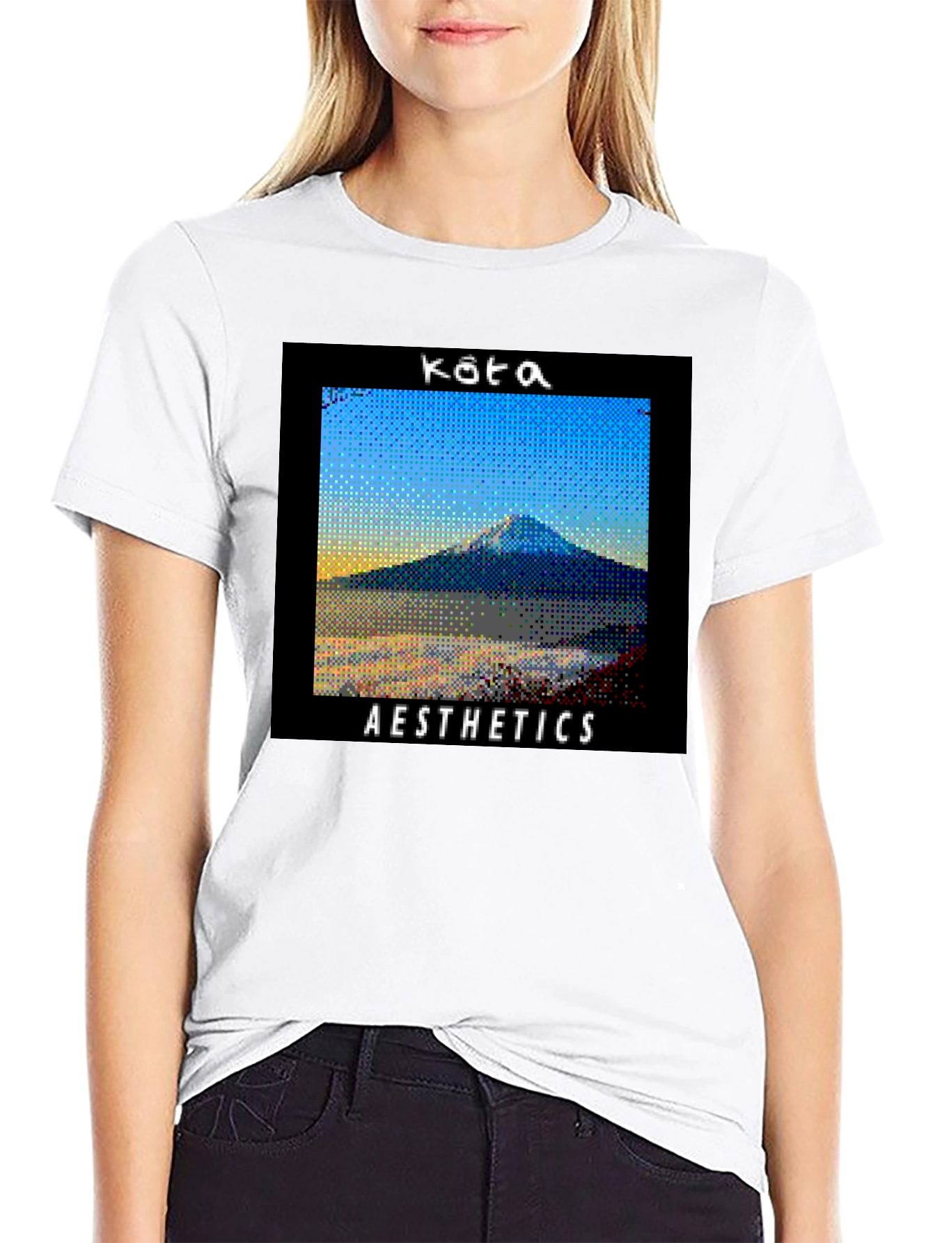 Kota Aesthetics T-Shirt - Black Graphic Tee