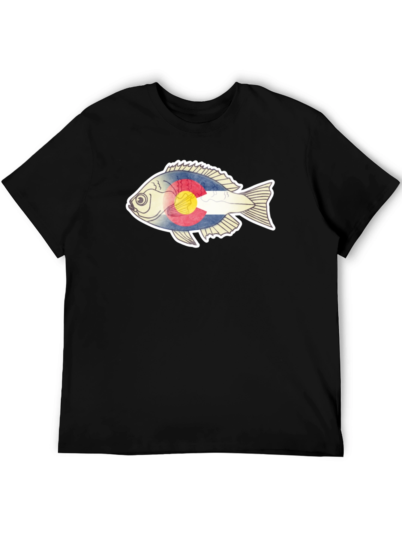 Colorado Flag Fish Graphic T-Shirt